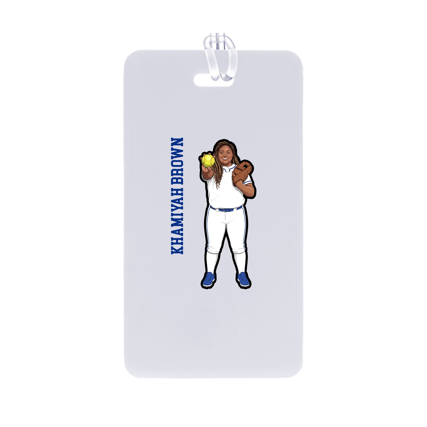 Bag Tag — Name Vertical in Classic