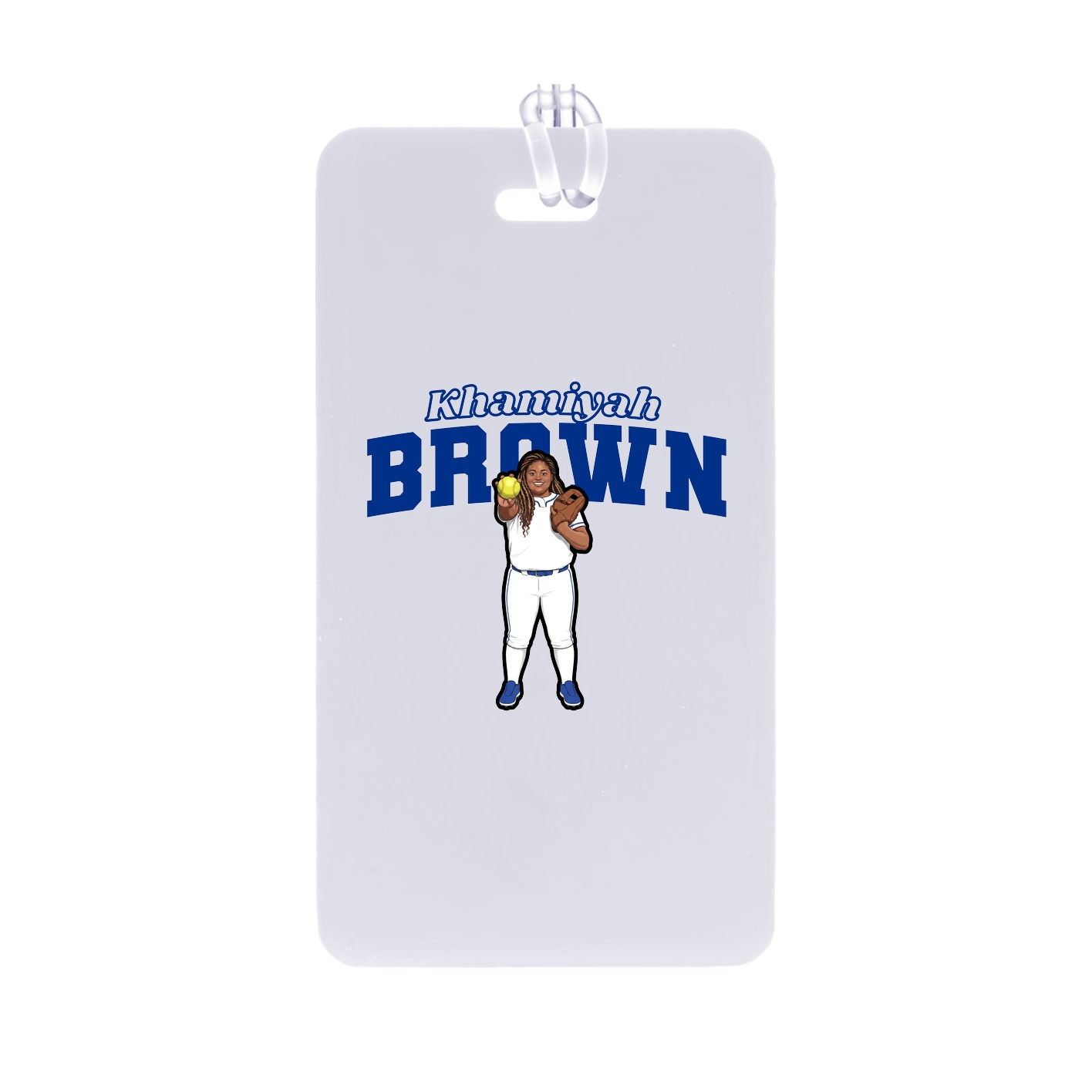 Bag Tag — Name Arch in Classic