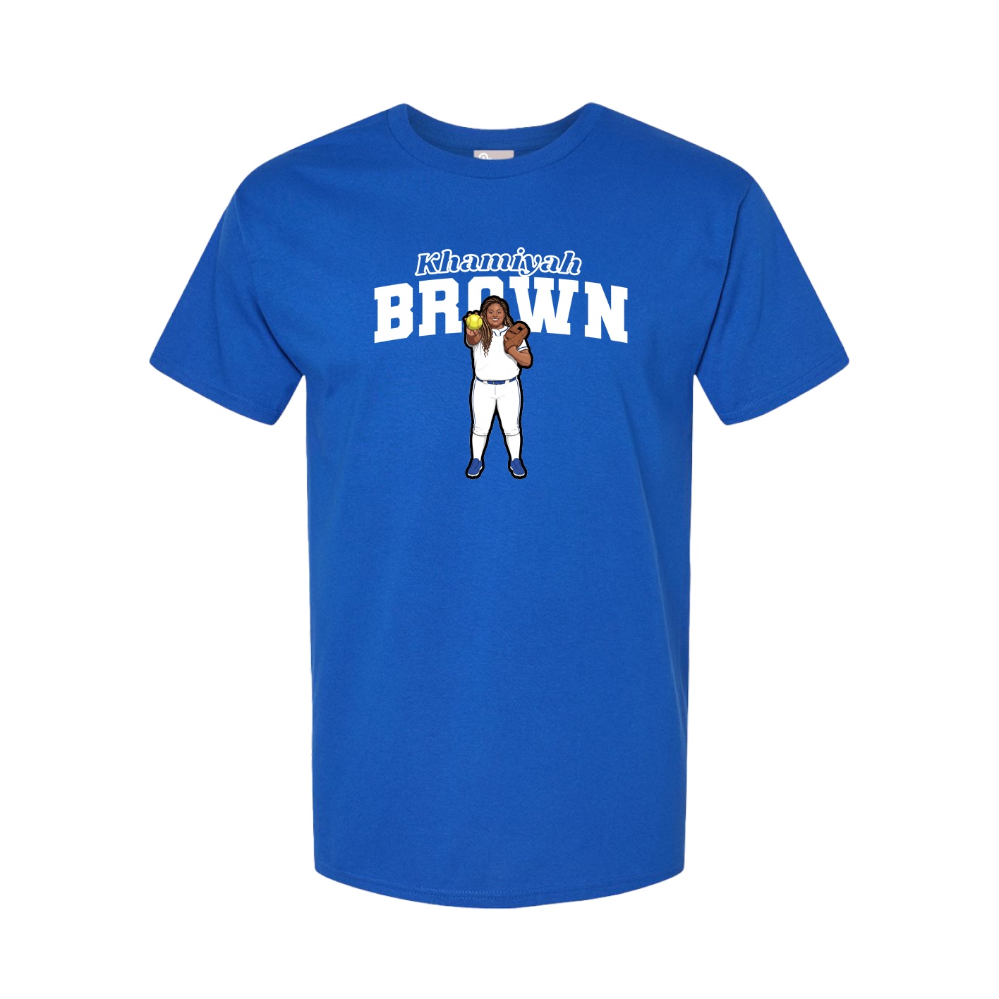 Tee — Name Arch in Royal