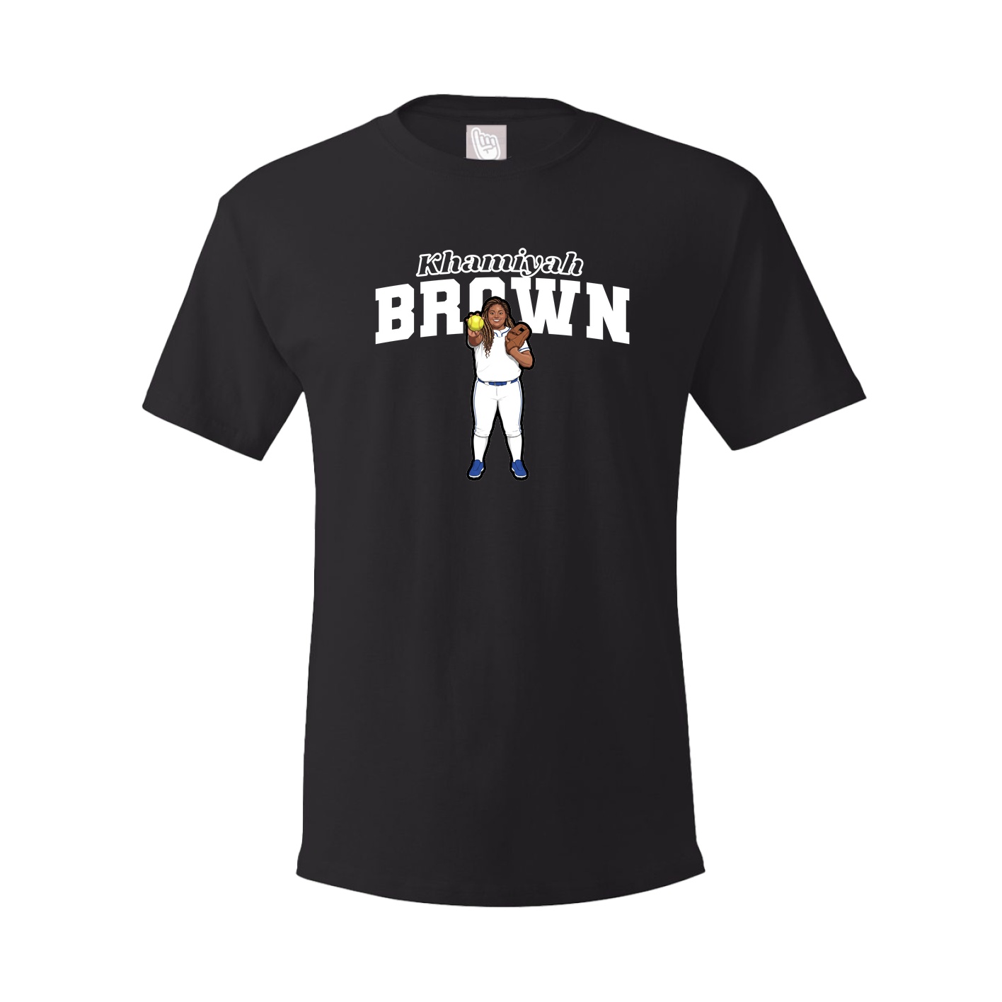 Youth Tee — Name Arch in Black