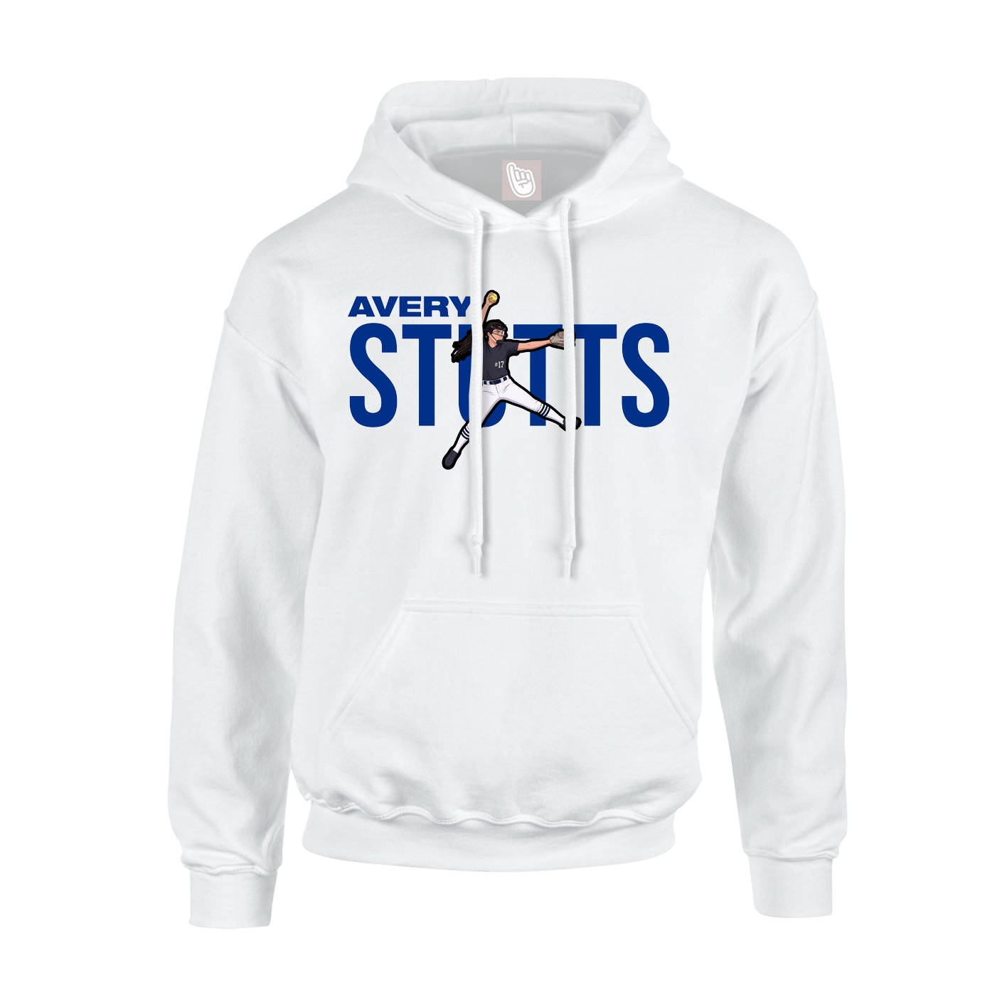Hoodie — Player Name in White