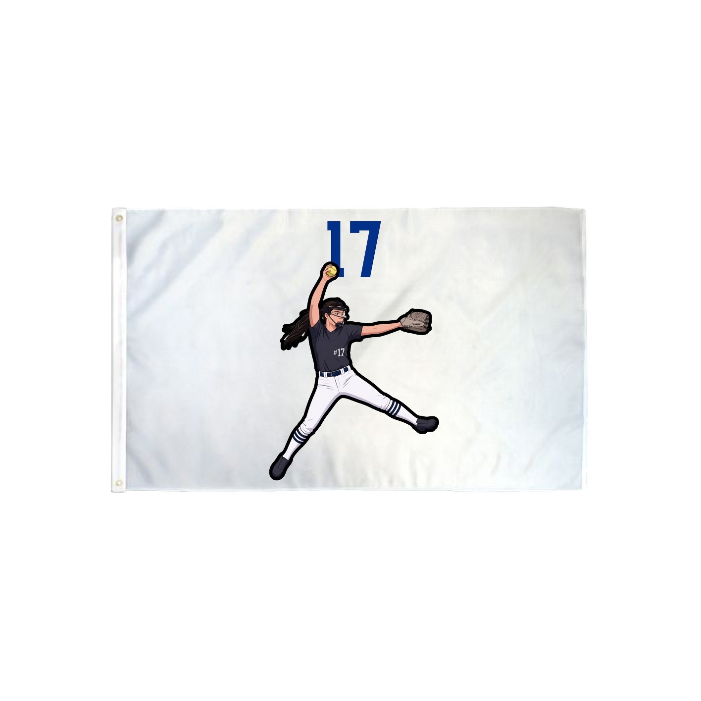 3x5 Flag — Number Top in Classic