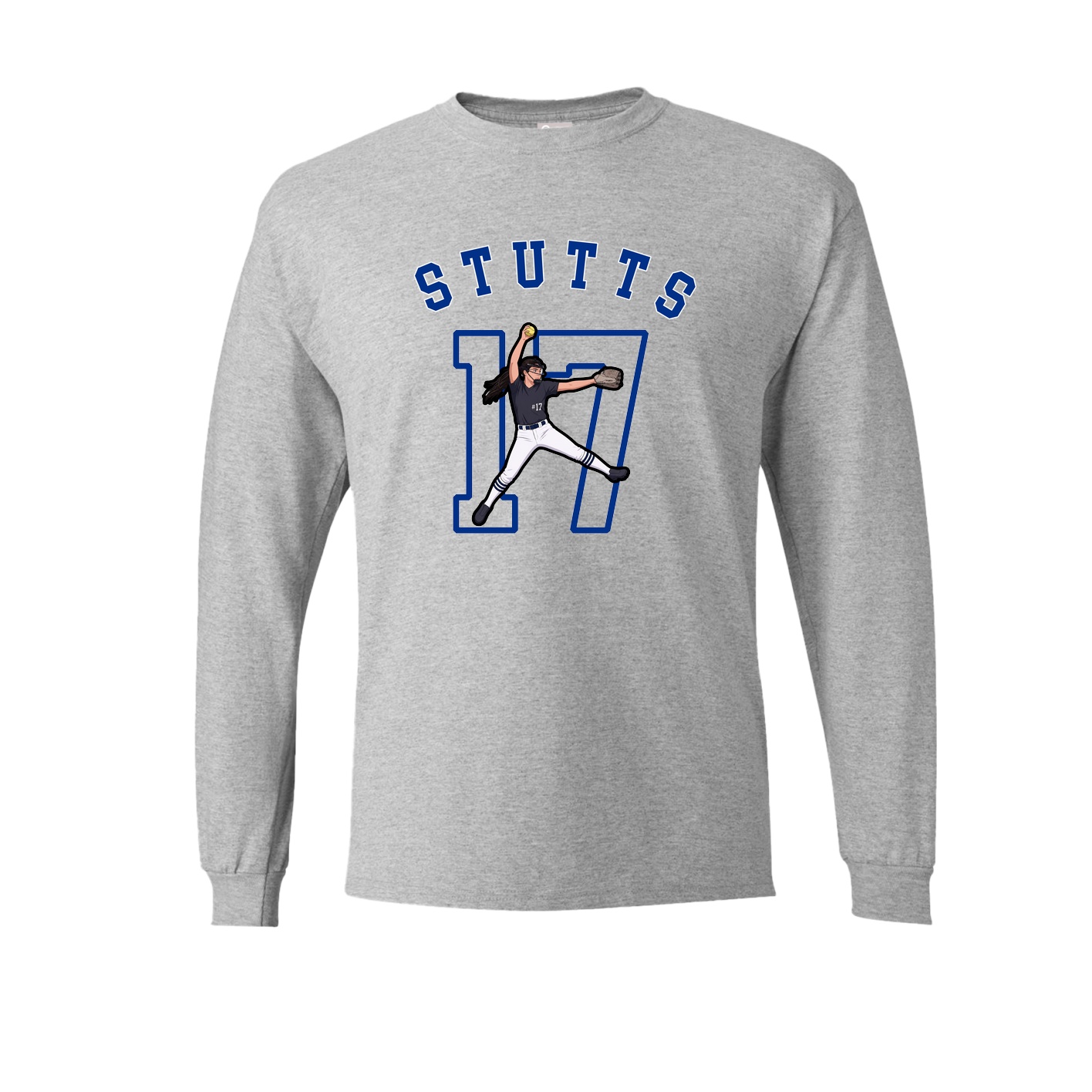 Long Sleeve Tee — Shirsey Arch in Grey