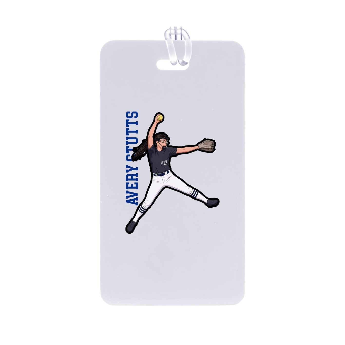 Bag Tag — Name Vertical in Classic