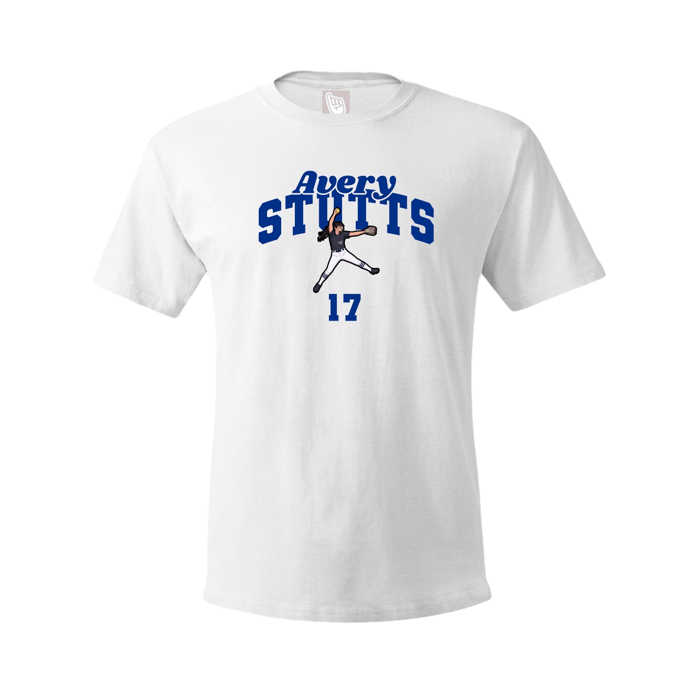 Youth Tee — Signature Arch in White