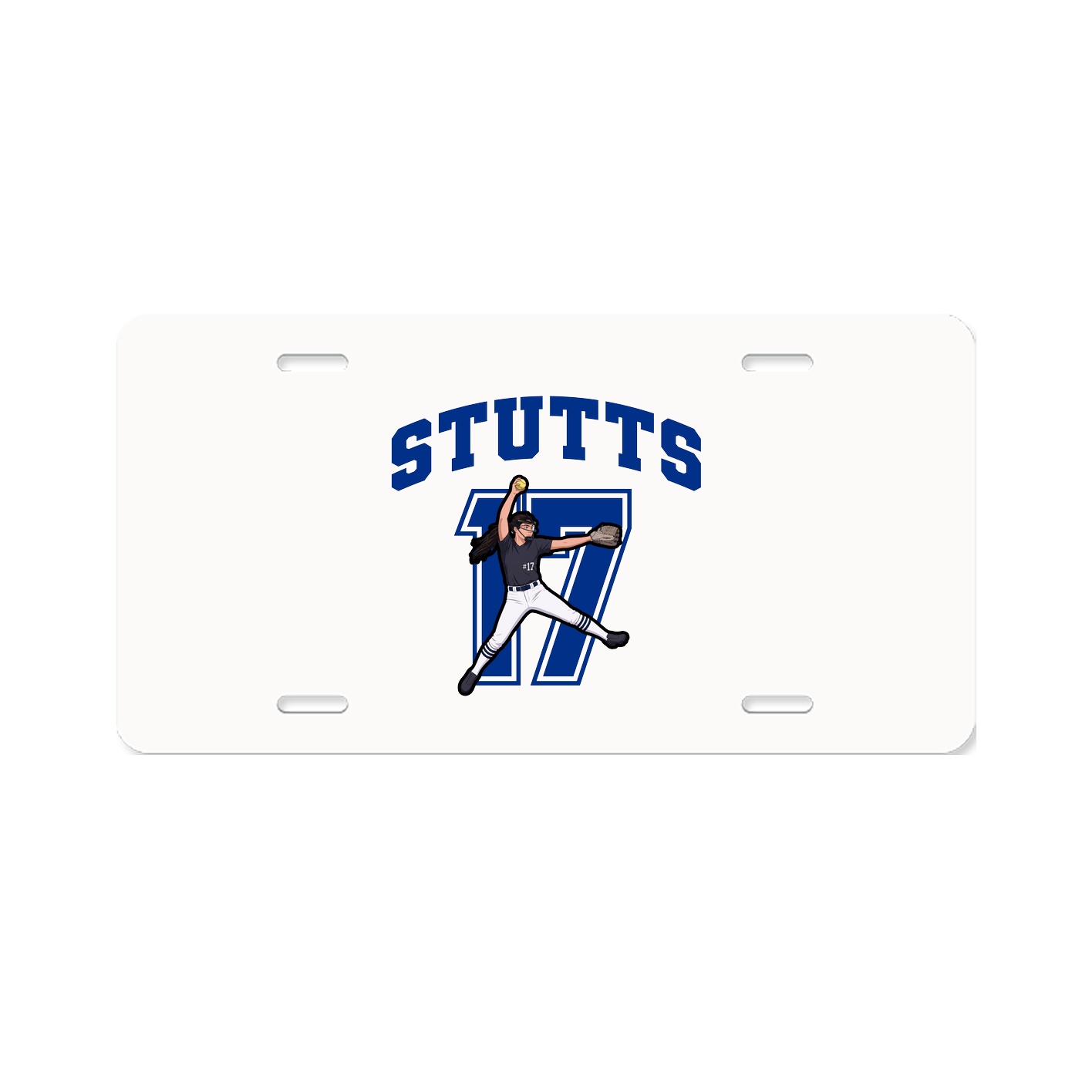 License Plate — Number in Classic