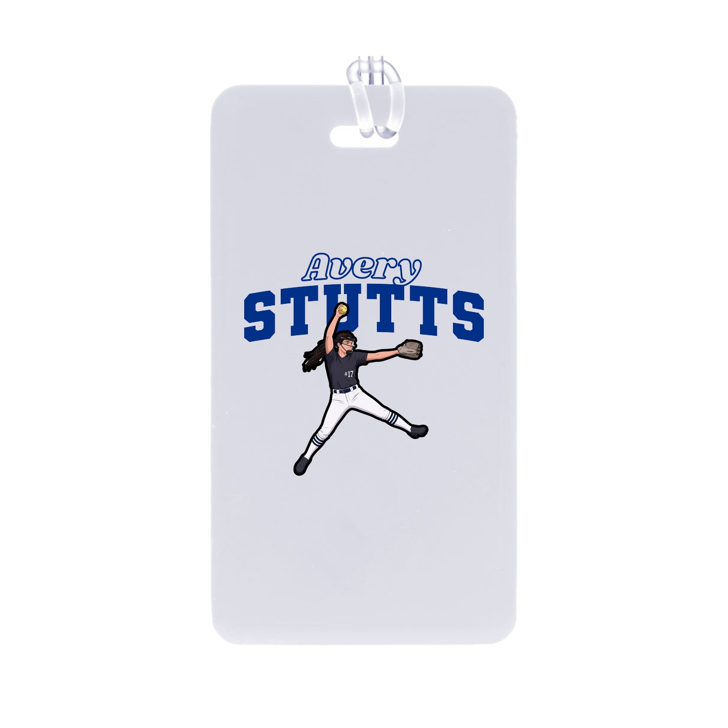 Bag Tag — Name Arch in Classic