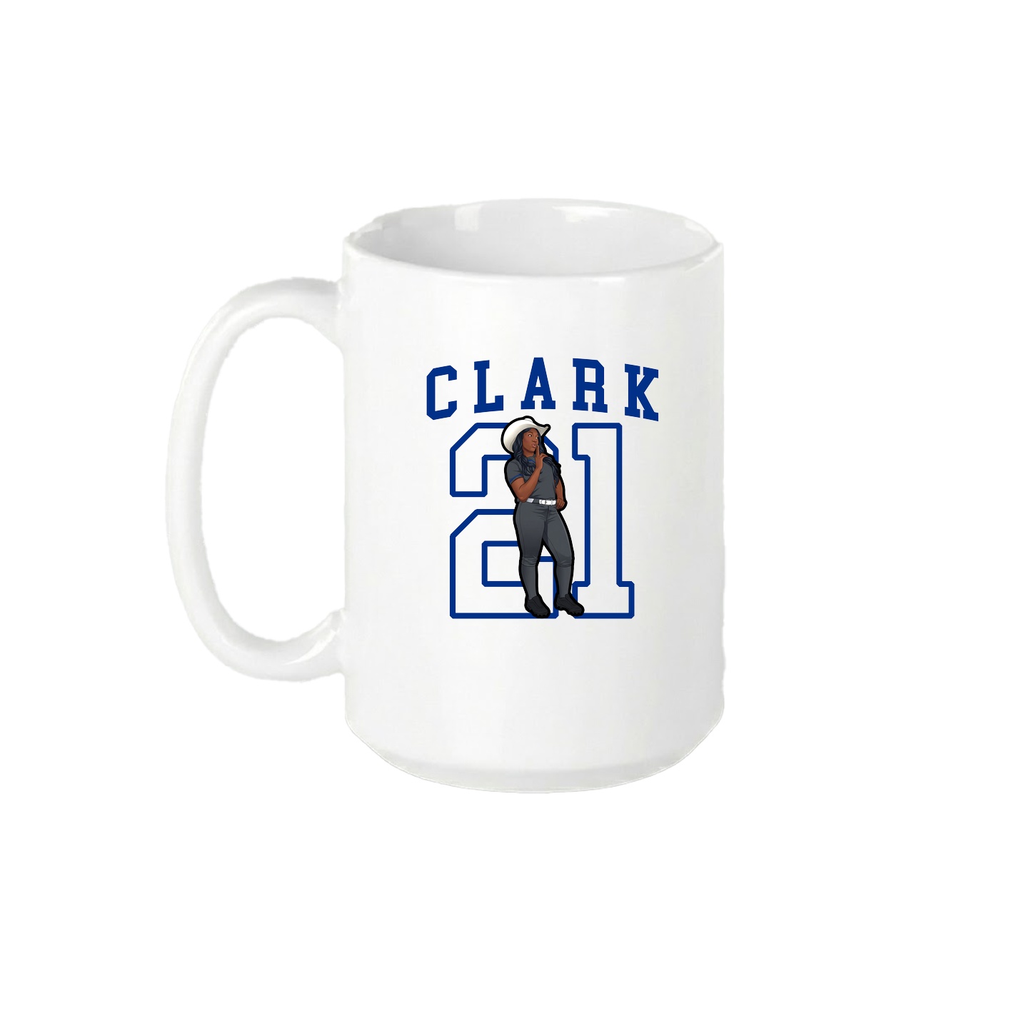 15oz Coffee Mug — Shirsey in White