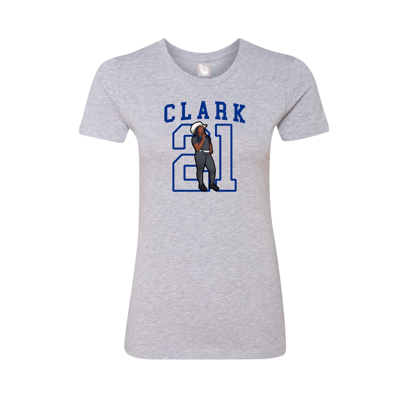 Fitted Women's Tee — Shirsey in Grey