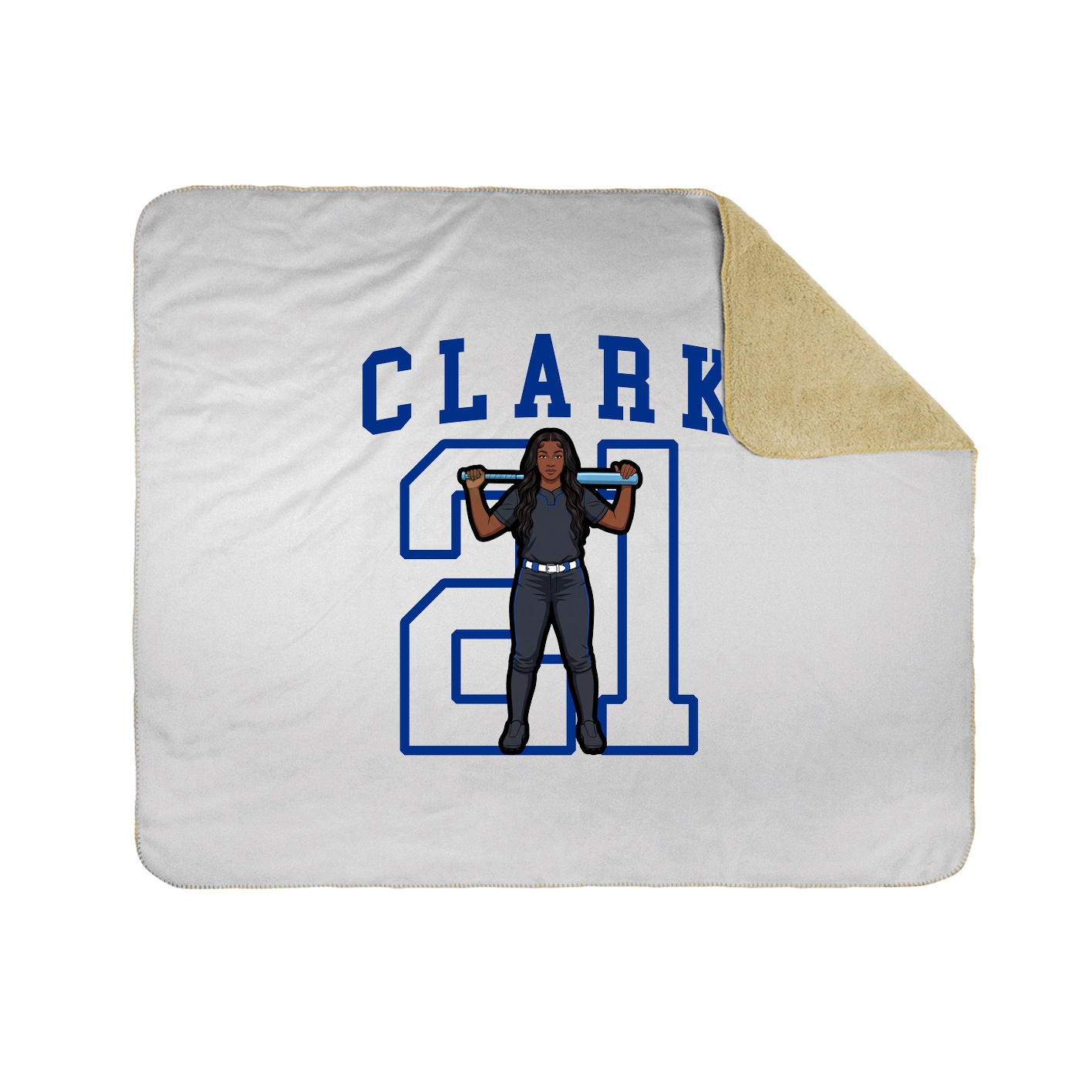 50x60 Sherpa Lined Throw Blanket