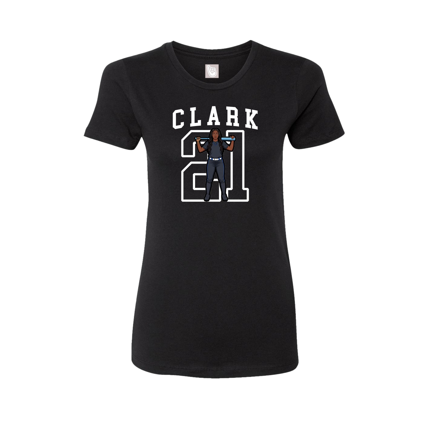 Fitted Women's Tee — Shirsey in Black