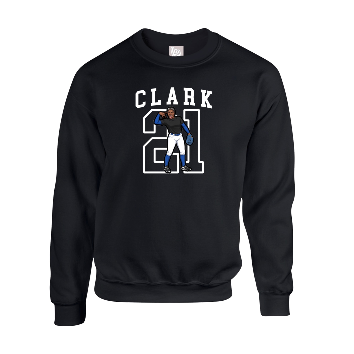 Fleece Crew — Shirsey in Black