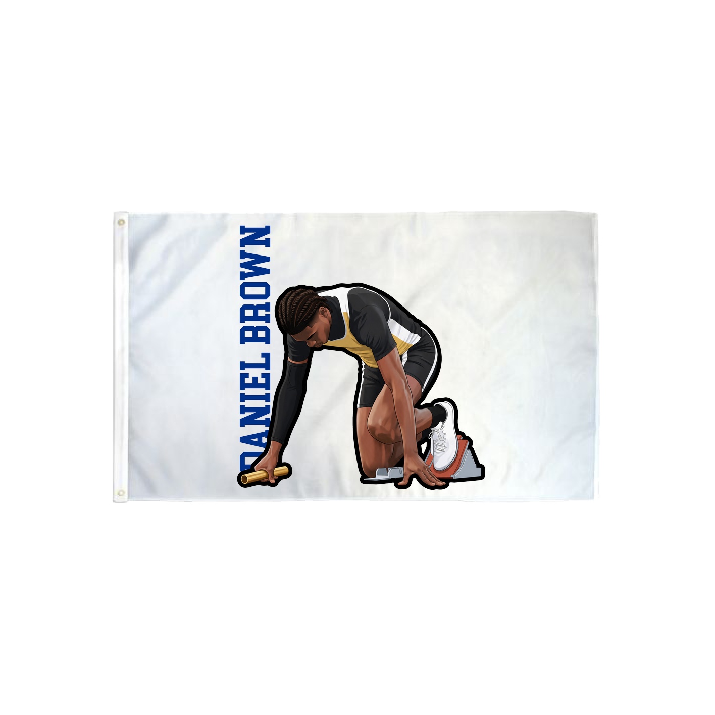 3x5 Flag — Name Vertical in Classic