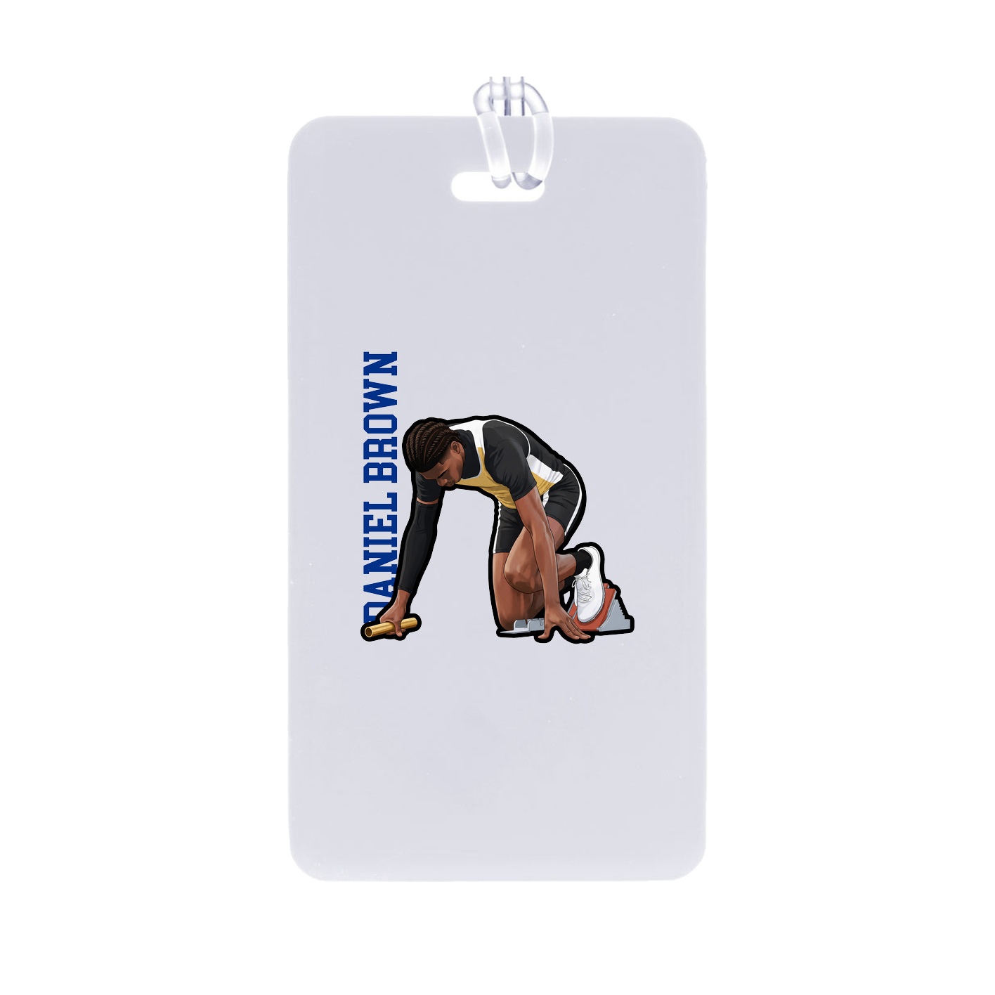 Bag Tag — Name Vertical in Classic