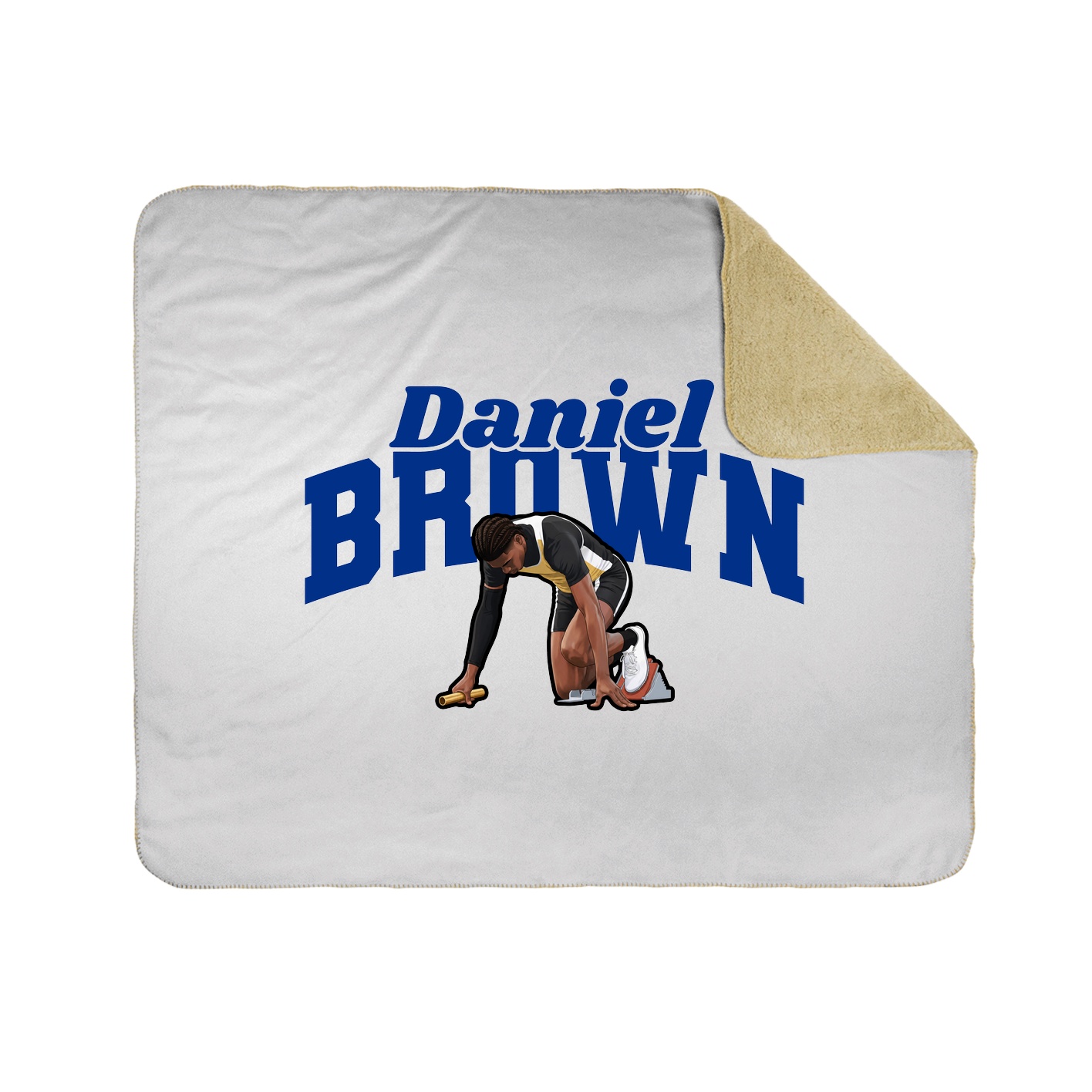 Throw Blanket — Signature Arch in White