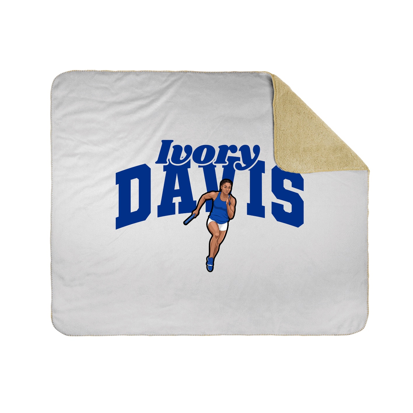 Throw Blanket — Signature Arch in White