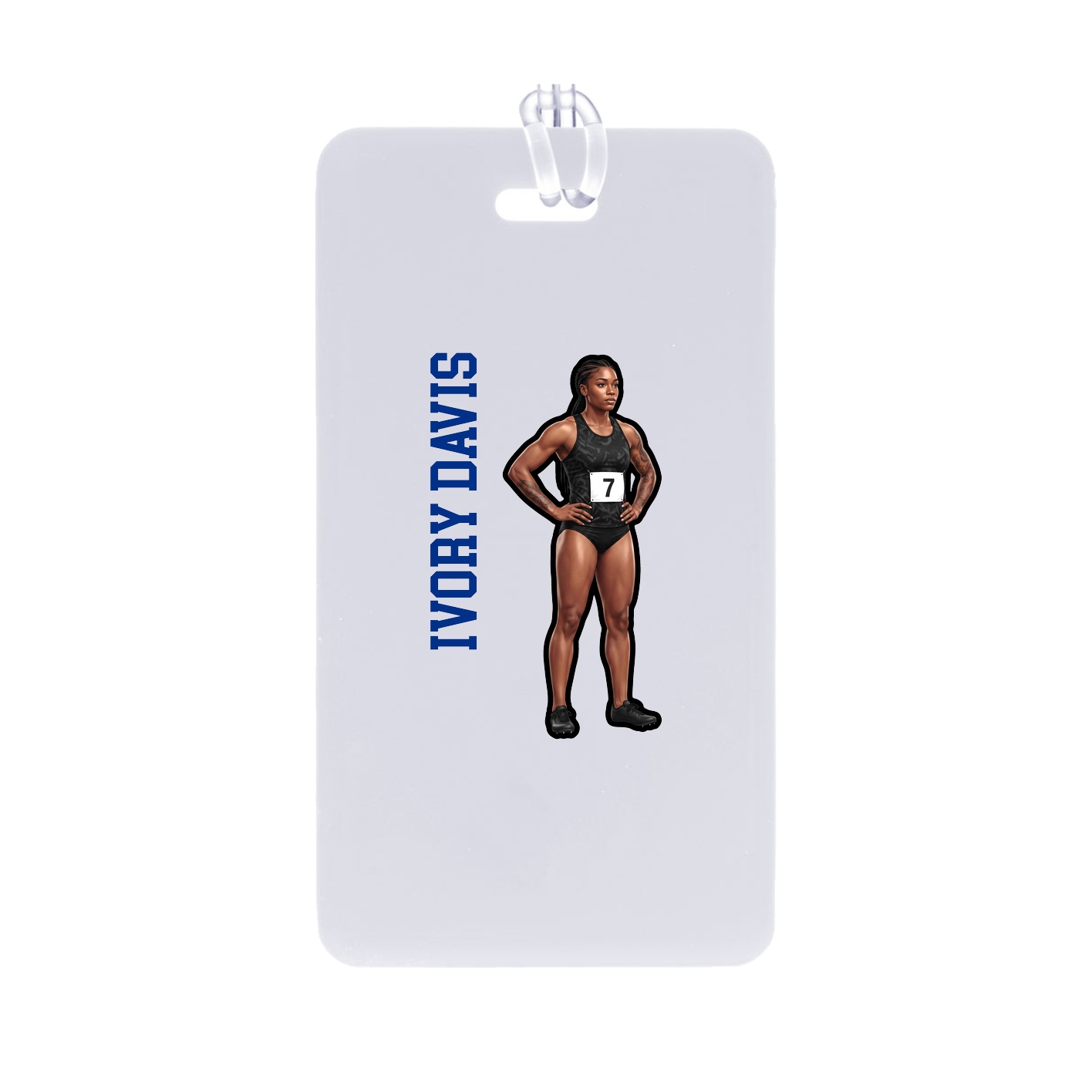 Bag Tag — Name Vertical in Classic