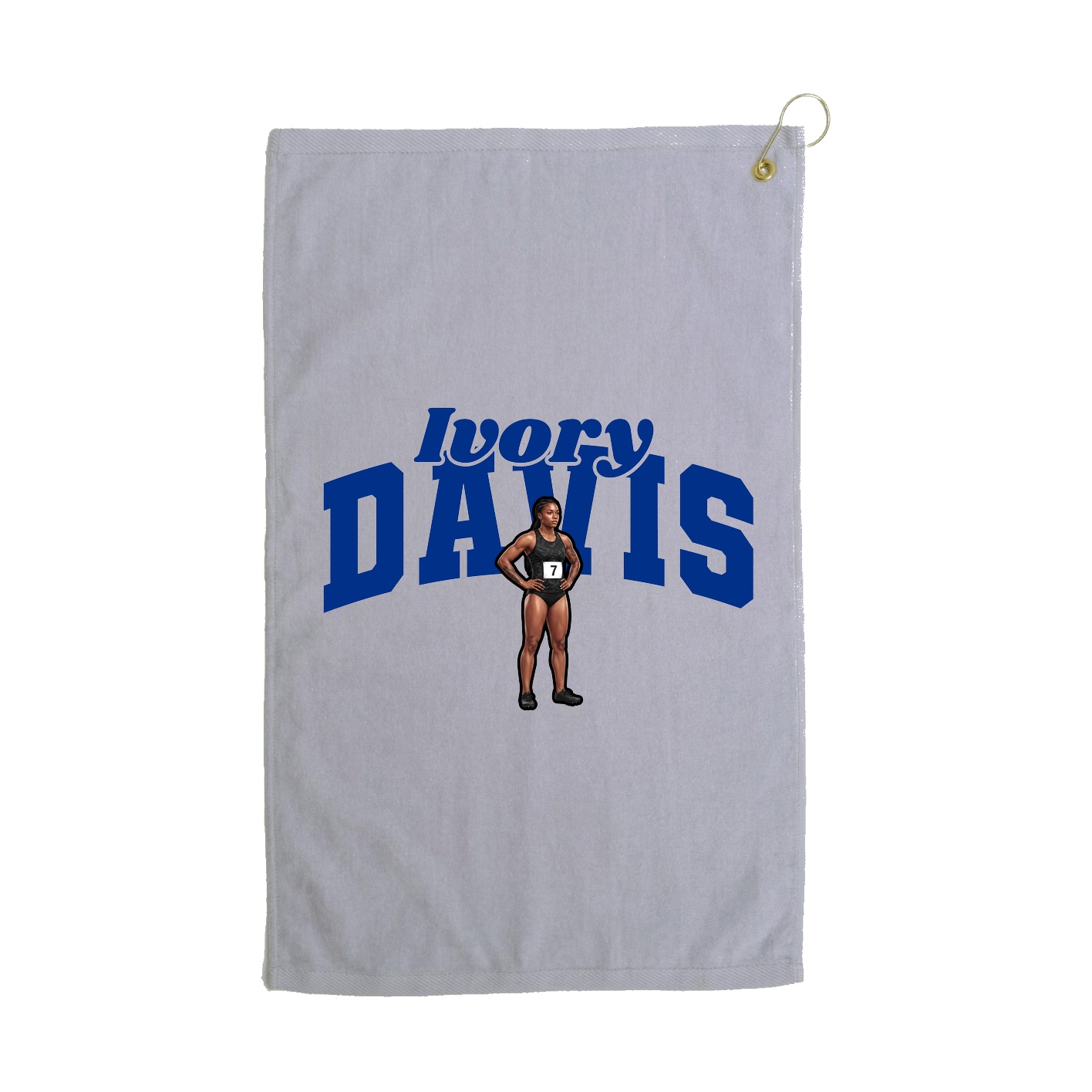 Golf Towel — Signature Arch in Grey