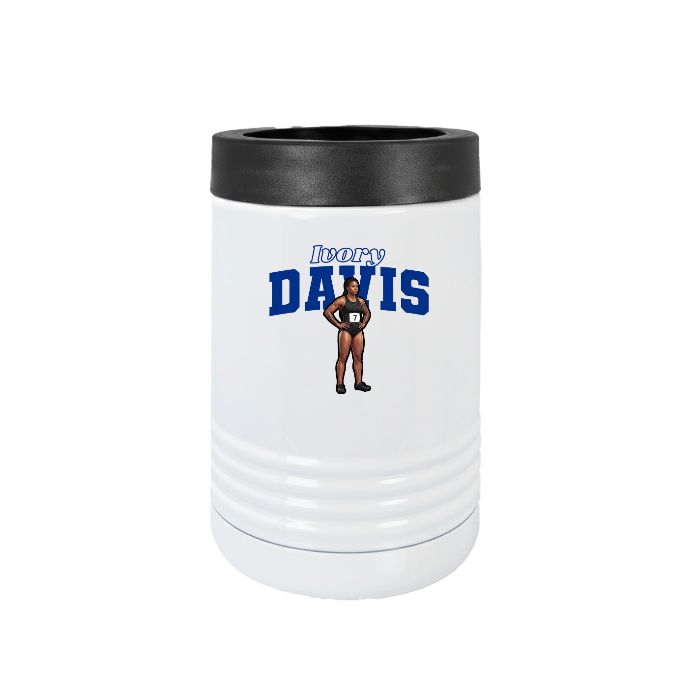Beverage Holder — Name Arch in White