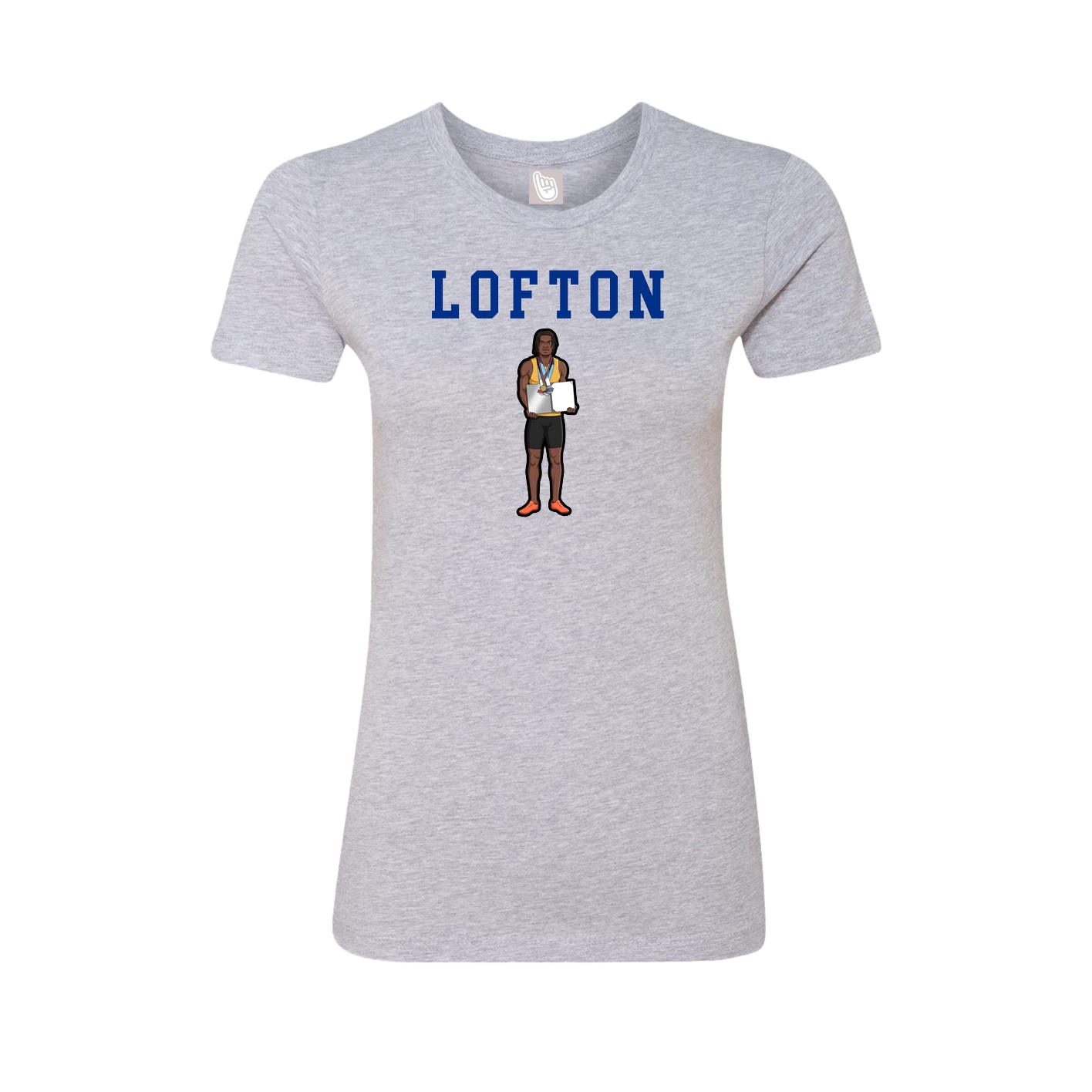 Fitted Women's Tee — Shirsey in Grey