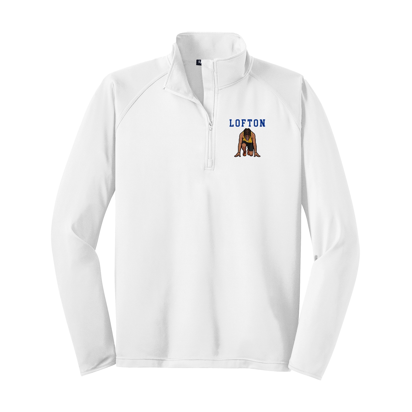 Q-Zip Pullover — Shirsey in White