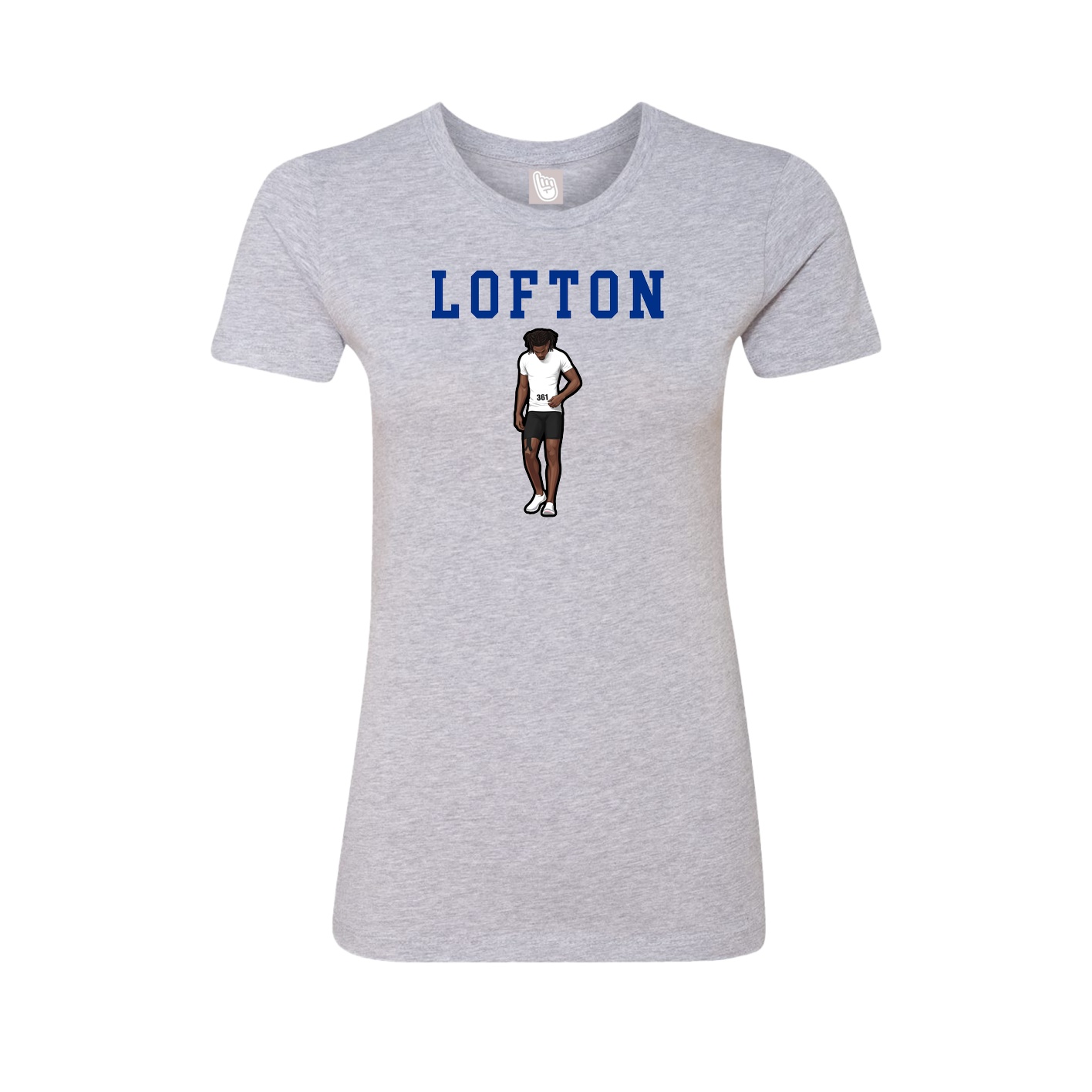 Fitted Women's Tee — Shirsey in Grey