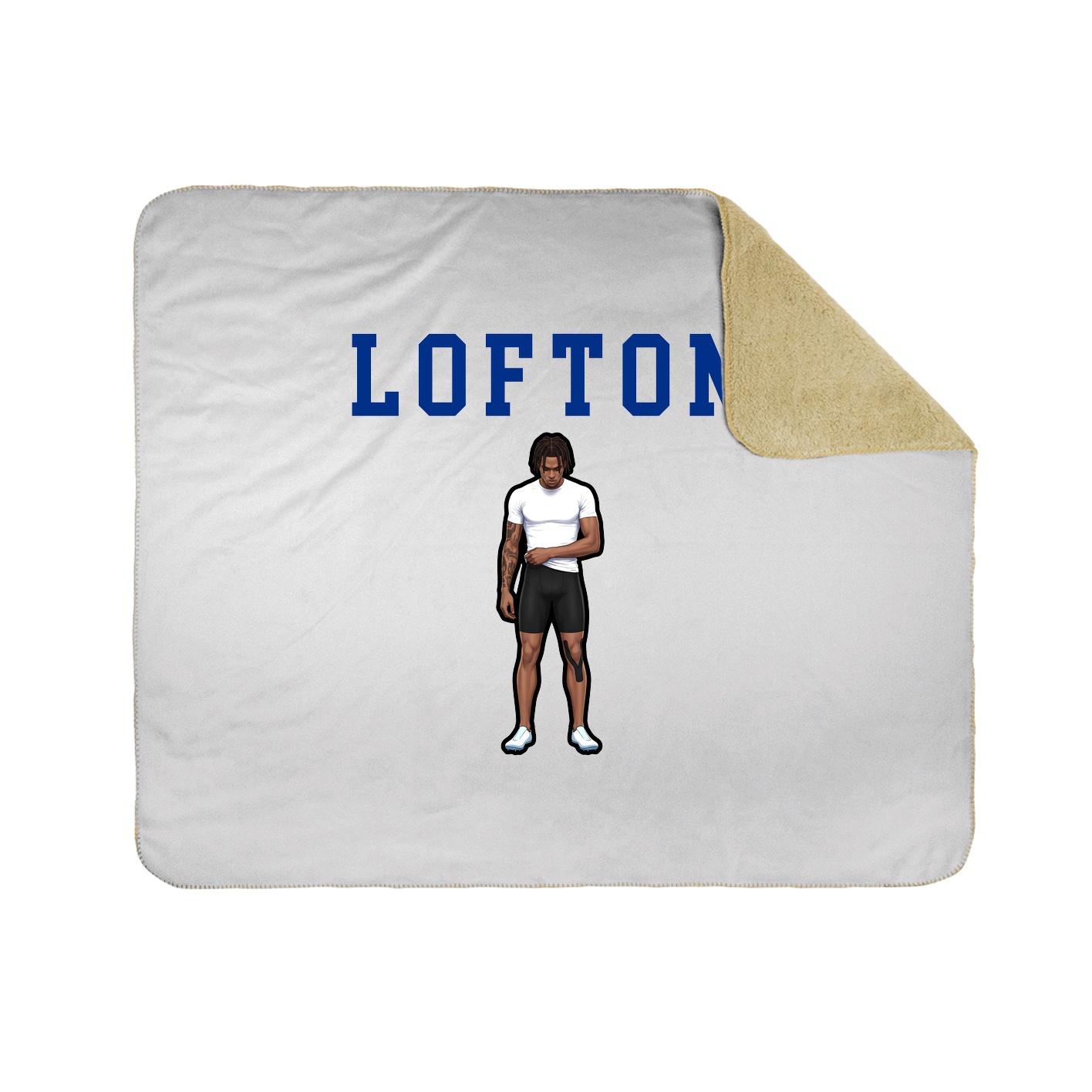 Throw Blanket — Shirsey in White