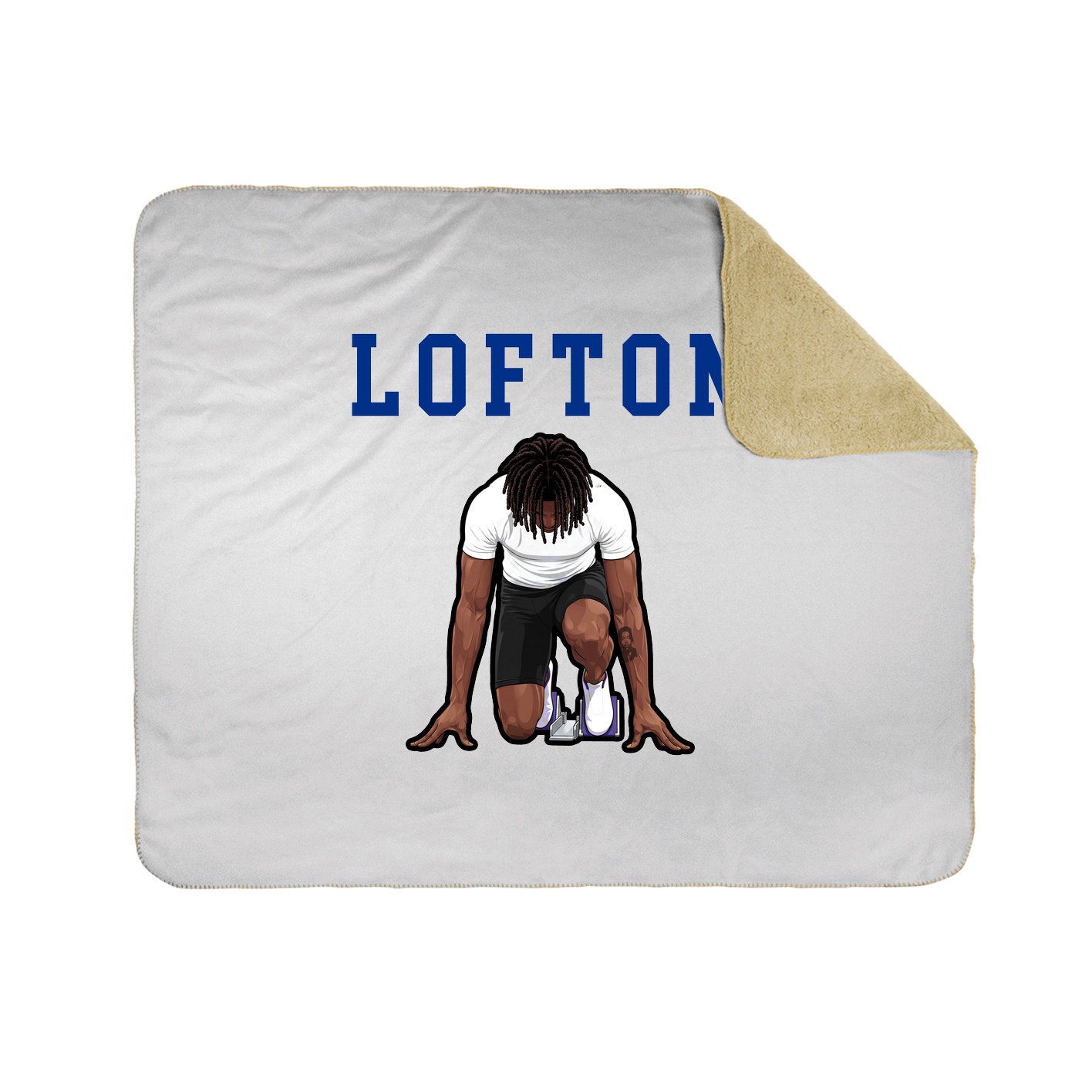 Throw Blanket — Shirsey in White