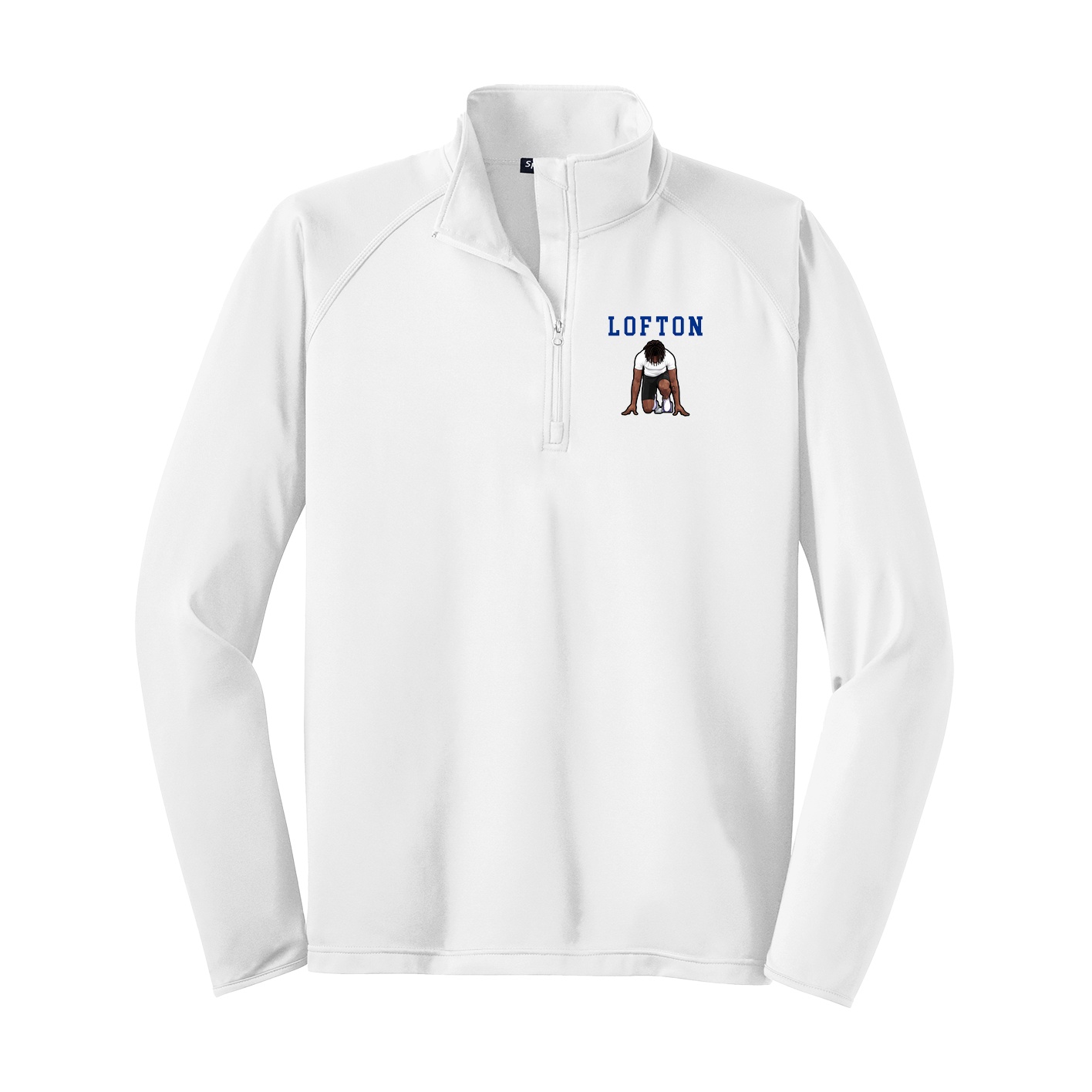 Q-Zip Pullover — Shirsey in White