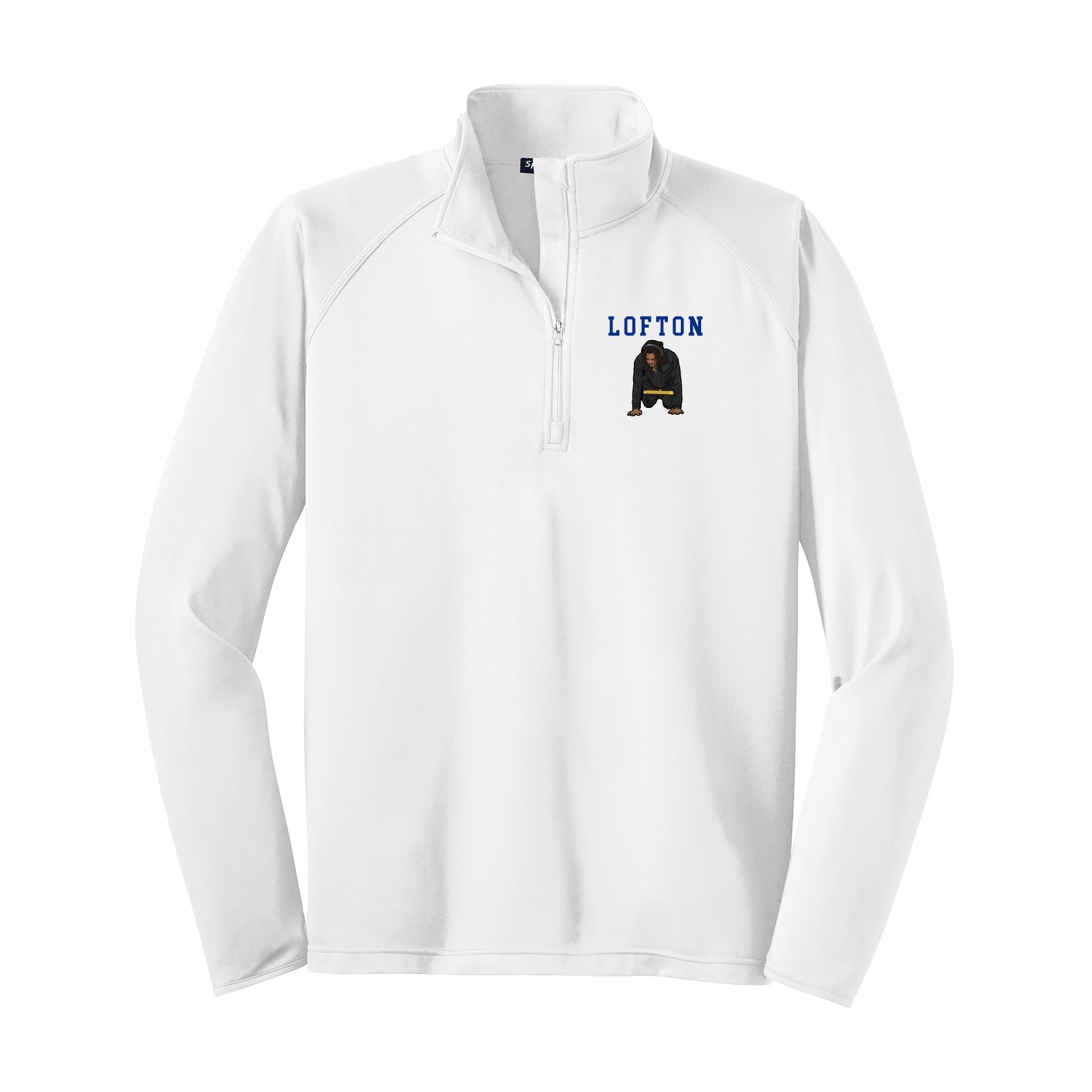 Q-Zip Pullover — Shirsey in White