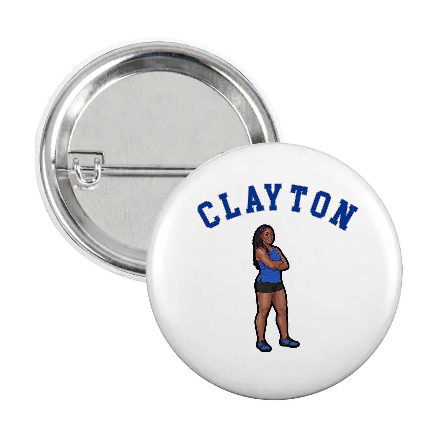 Game Day Button — Shirsey Arch in White