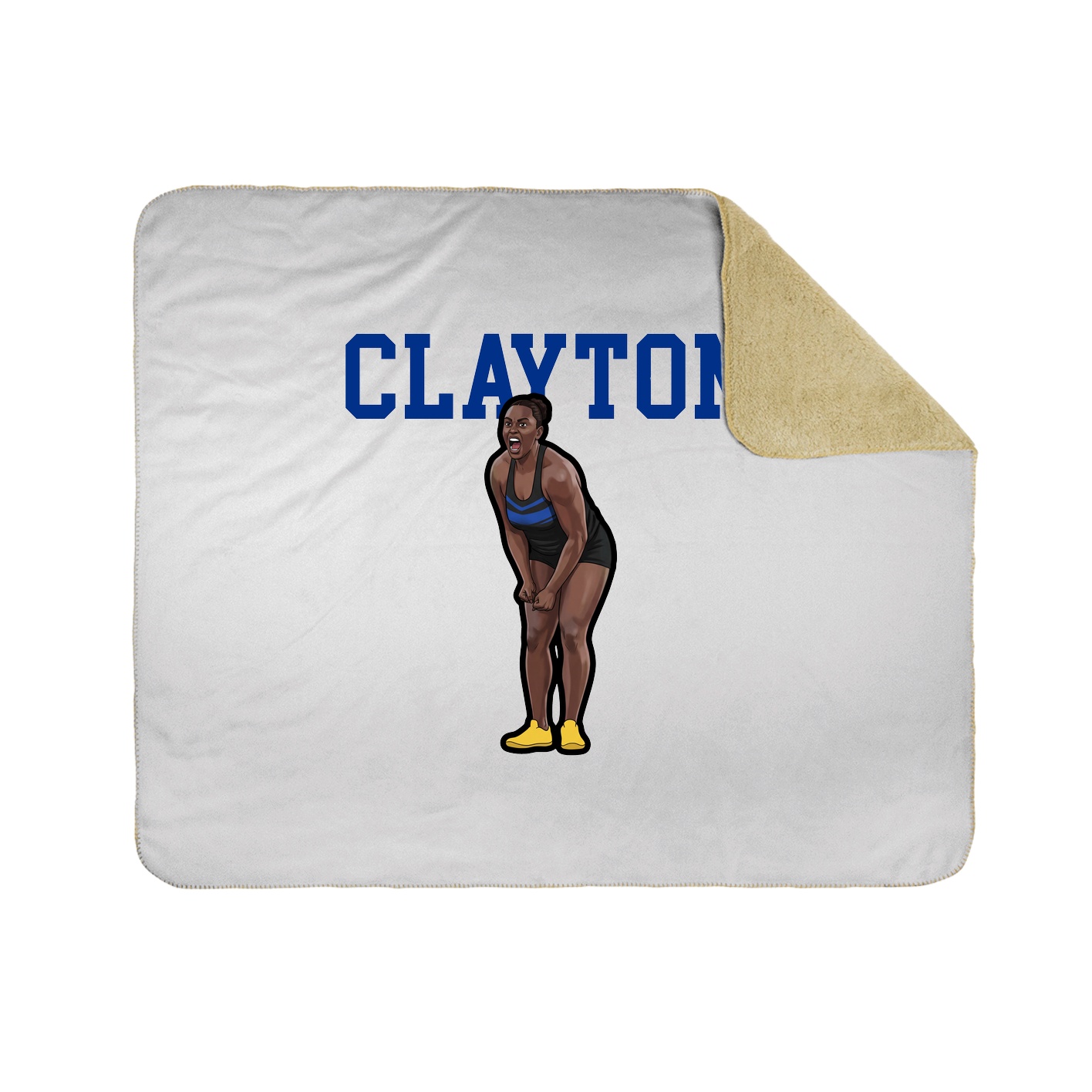 Throw Blanket — Shirsey in White