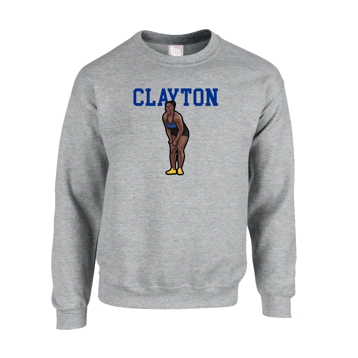 Fleece Crew — Shirsey in Grey