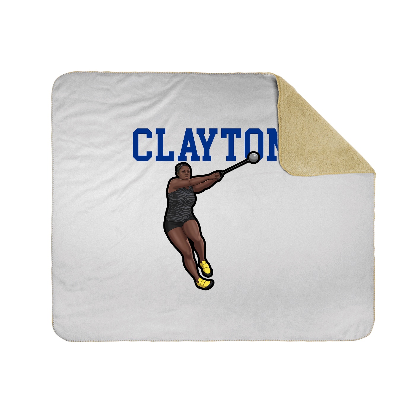 Throw Blanket — Shirsey in White