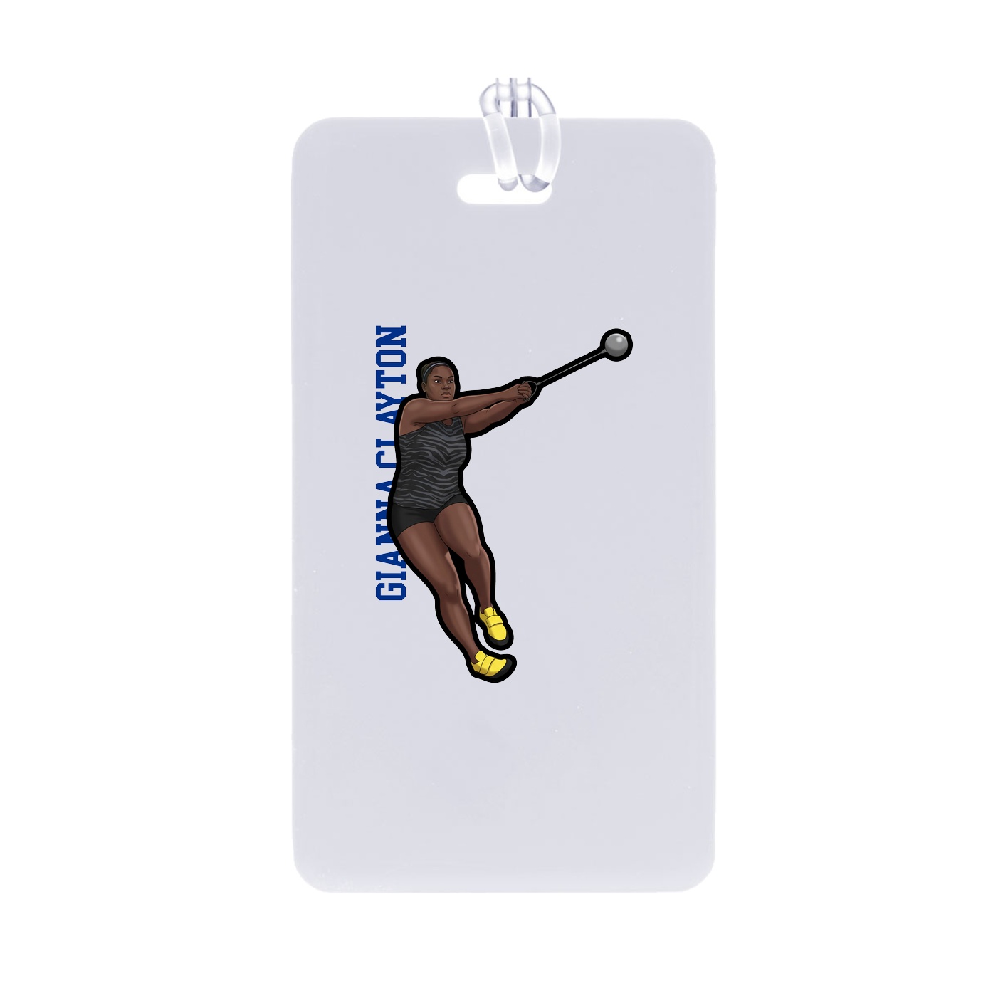 Bag Tag — Name Vertical in Classic