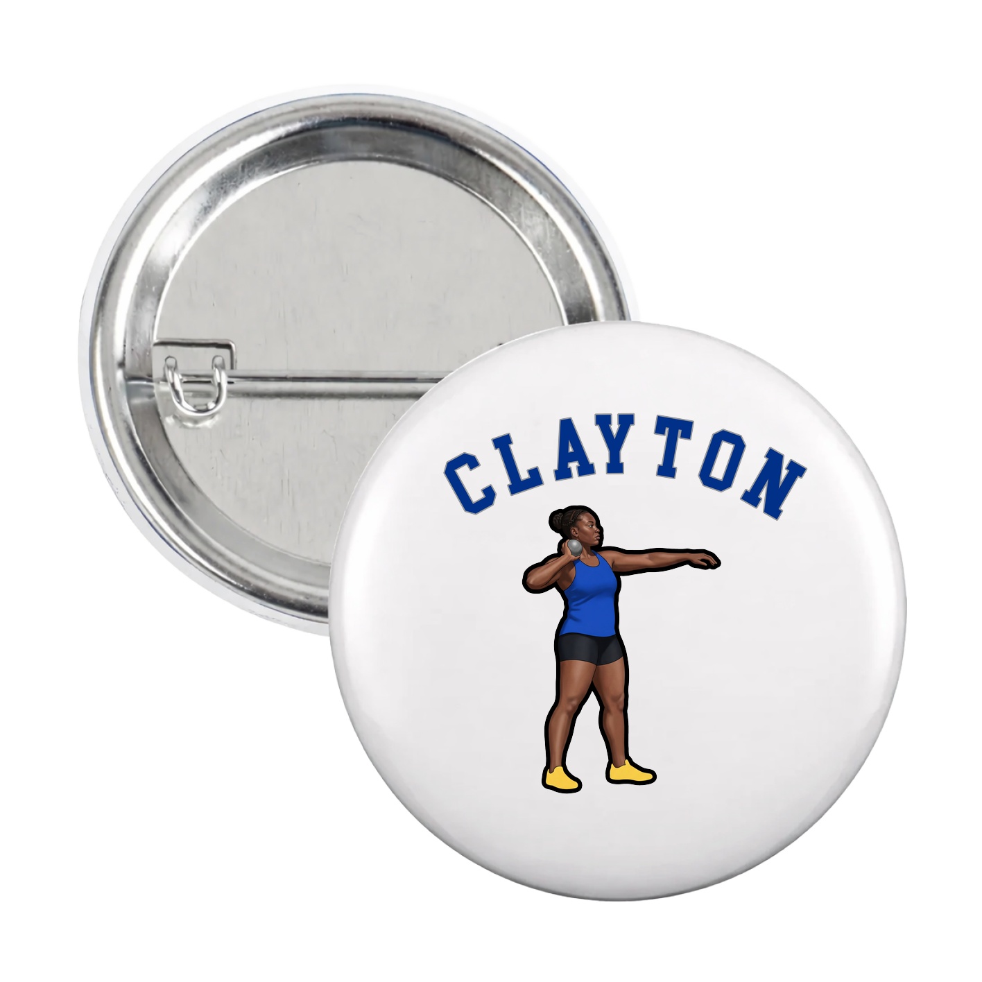 Game Day Button — Shirsey Arch in White