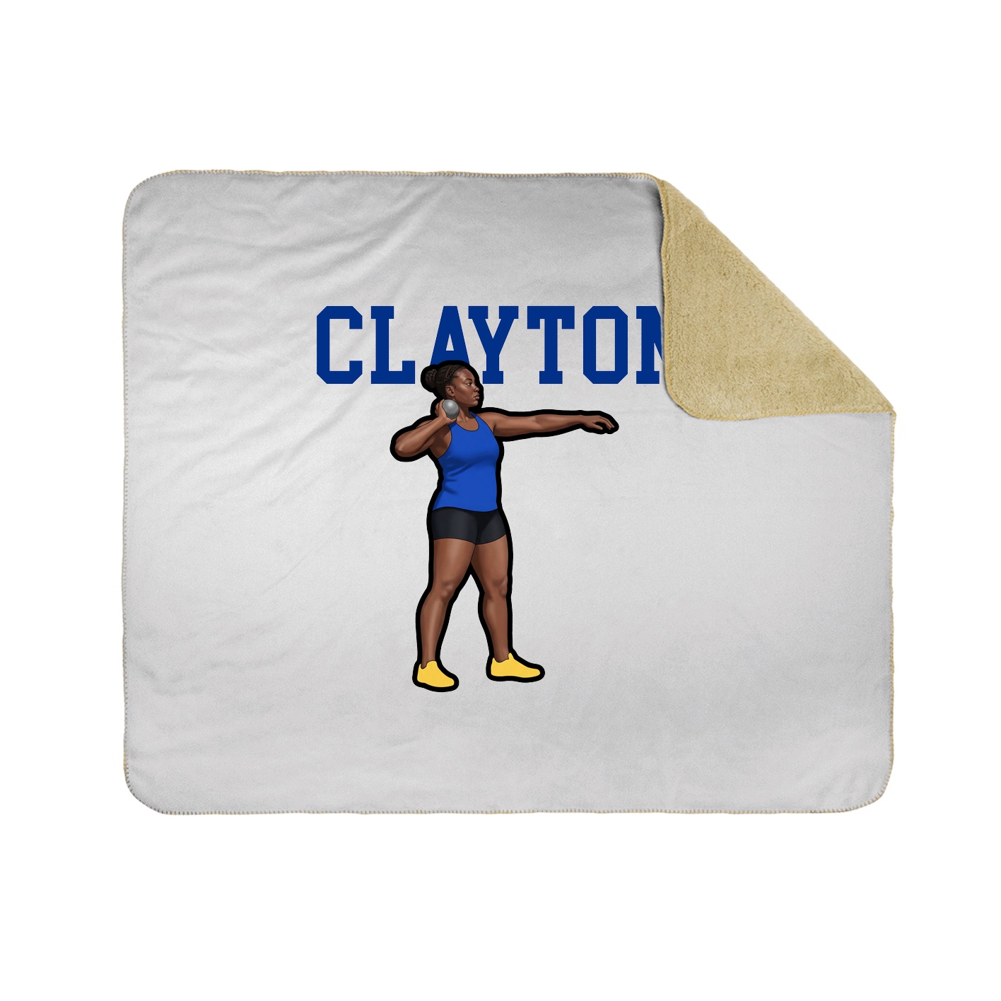 Throw Blanket — Shirsey in White