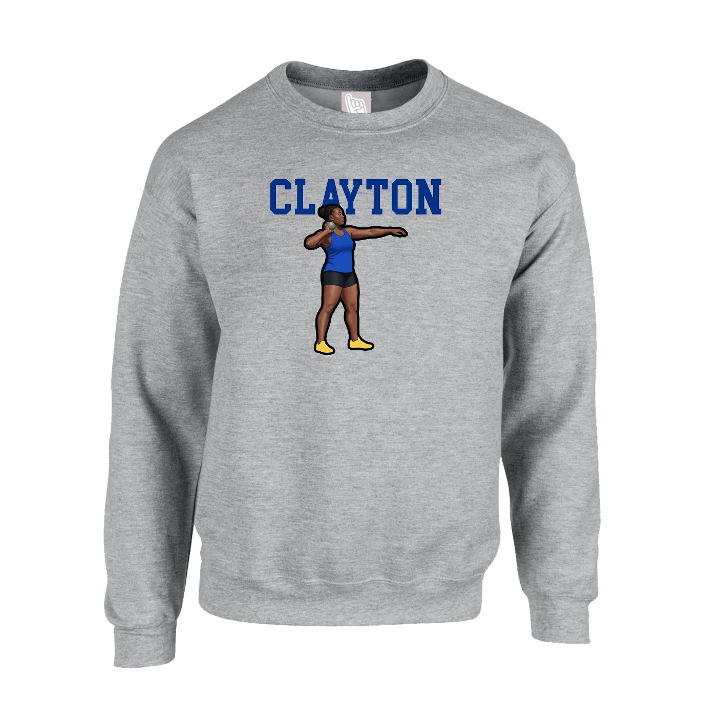 Fleece Crew — Shirsey in Grey