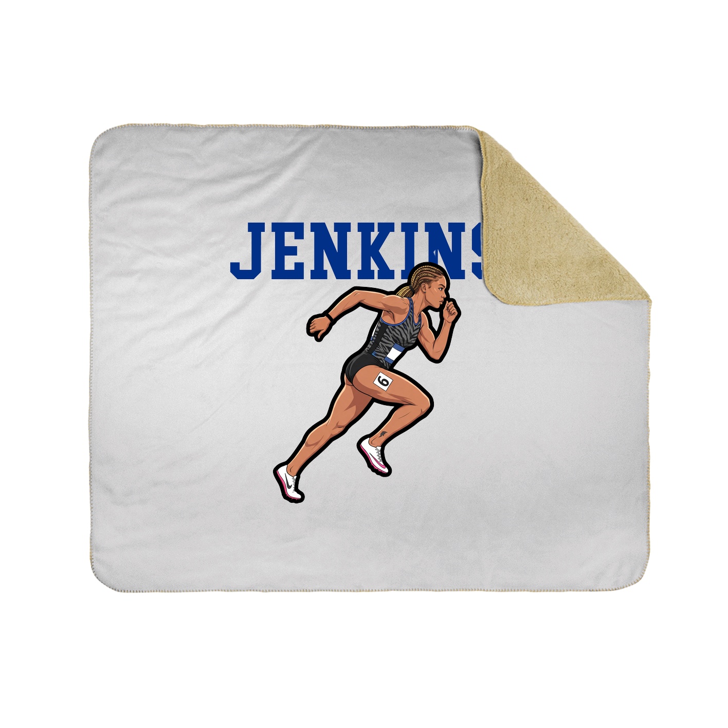 Throw Blanket — Shirsey in White