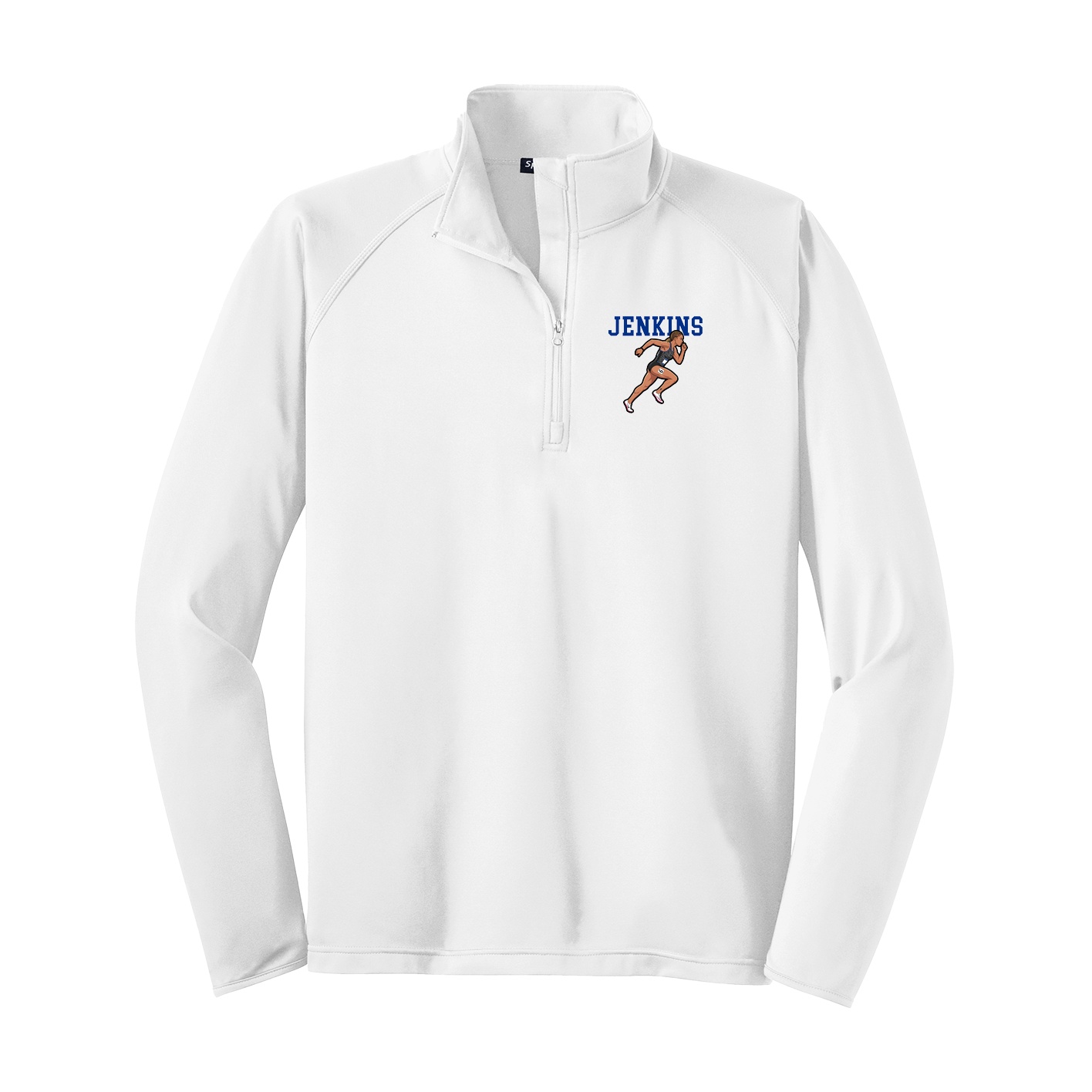Q-Zip Pullover — Shirsey in White