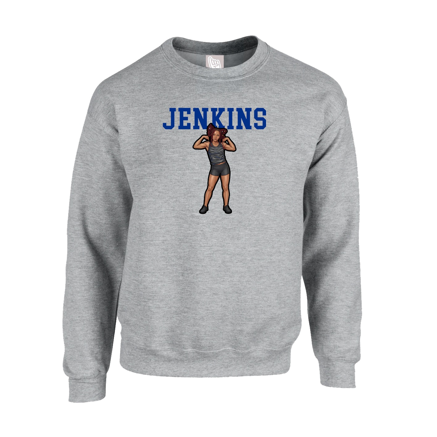 Fleece Crew — Shirsey in Grey