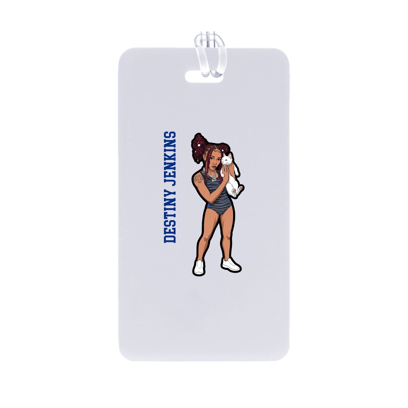 Bag Tag — Name Vertical in Classic