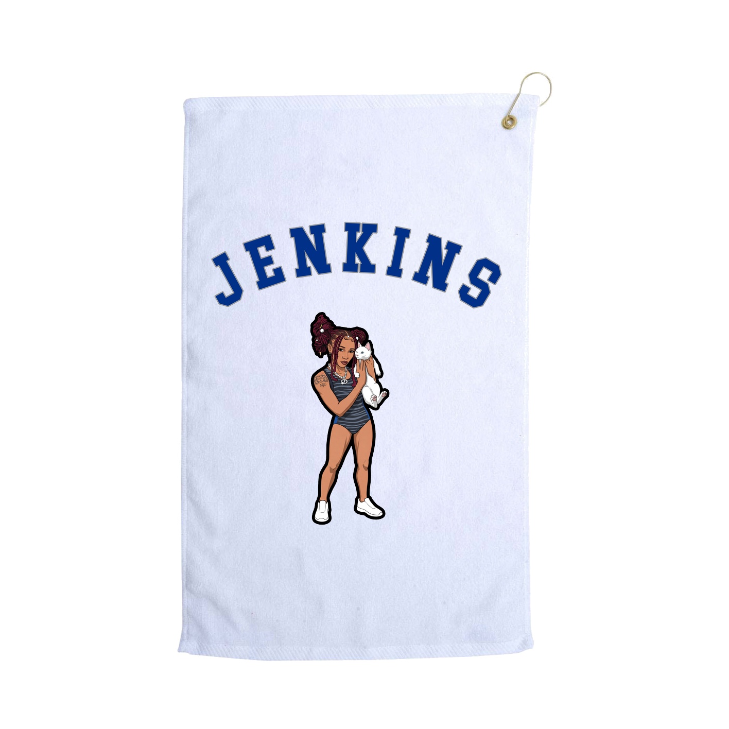 Golf Towel — Shirsey Arch in White