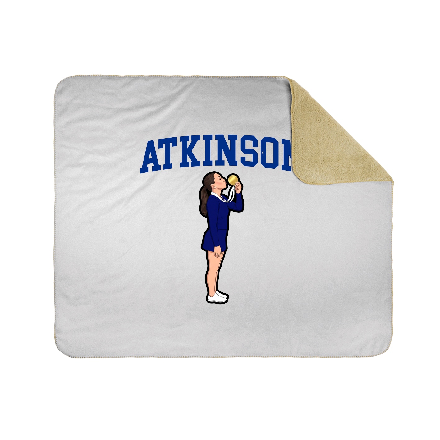 Throw Blanket — Shirsey in White