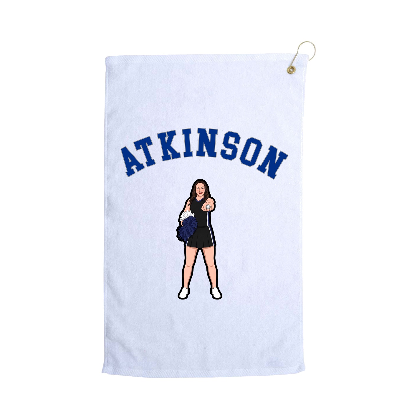 Golf Towel — Shirsey Arch in White