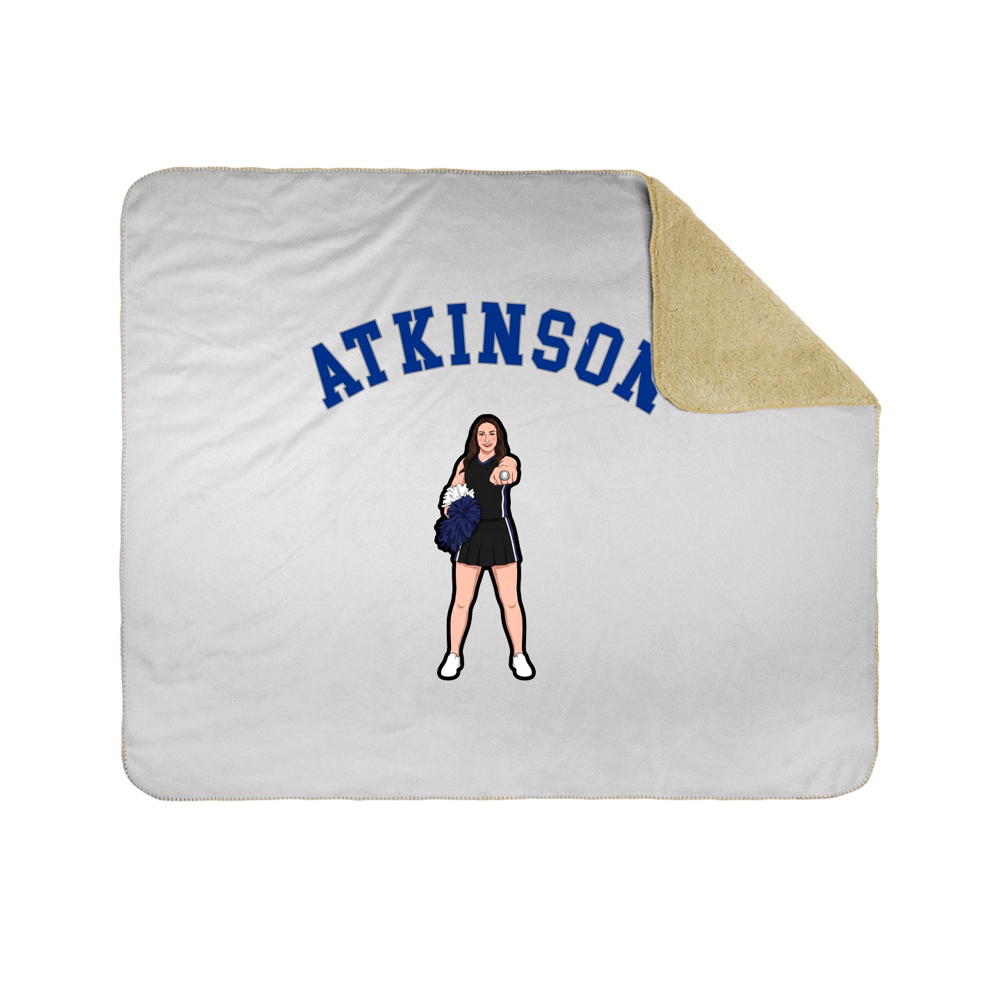 Throw Blanket — Shirsey Arch in White