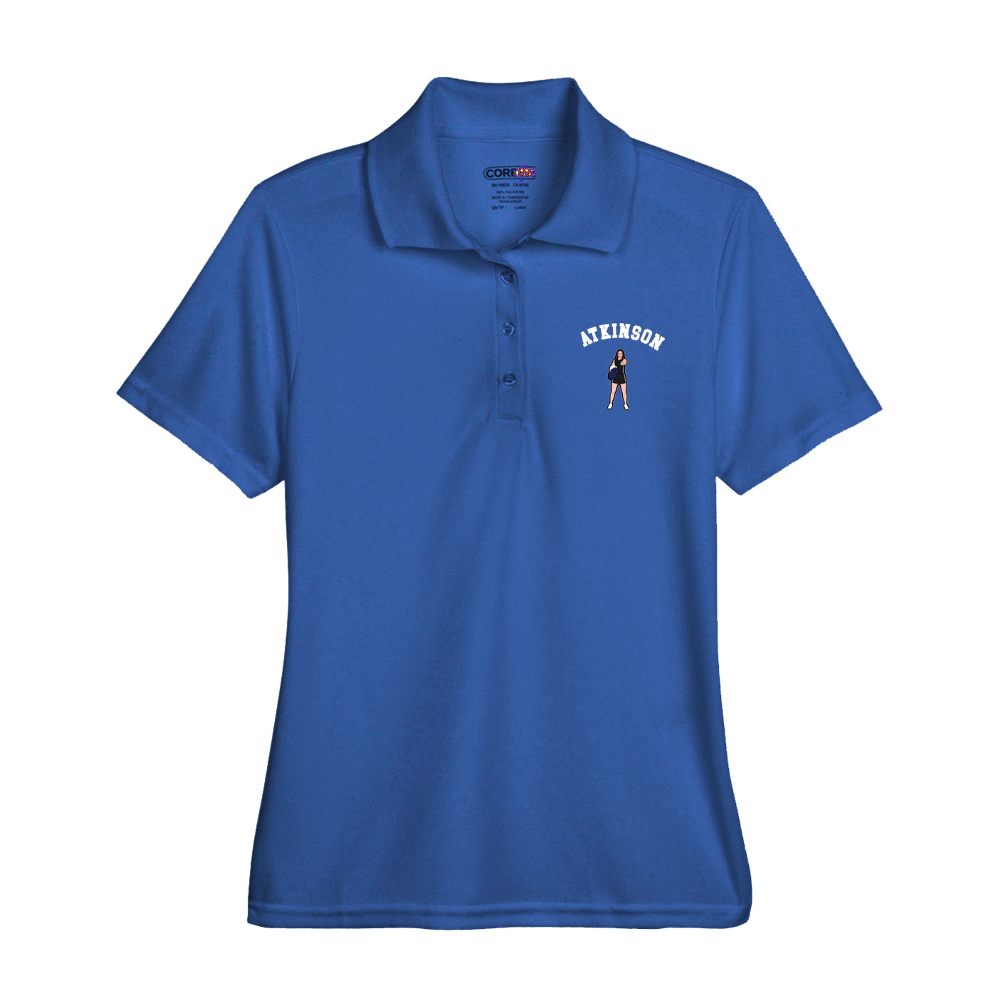 Womens Performance Polo — Shirsey Arch in Royal