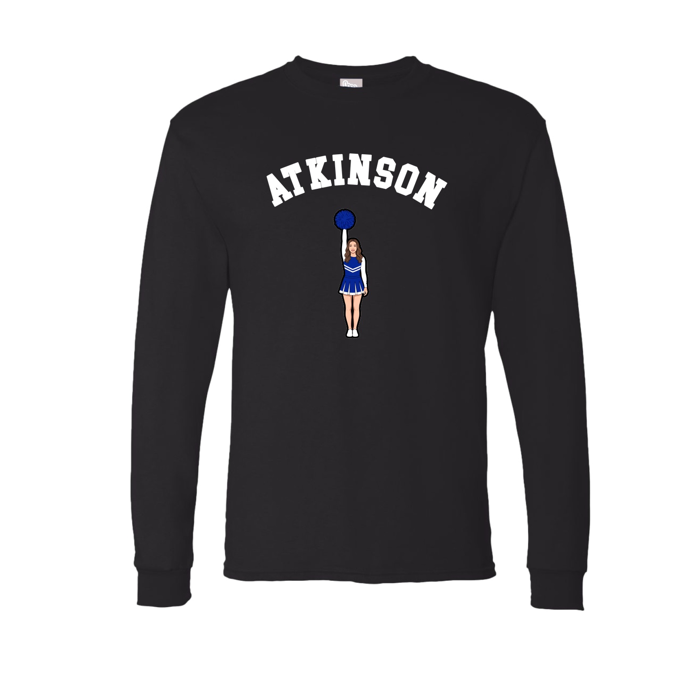 Long Sleeve Tee — Shirsey Arch in Black