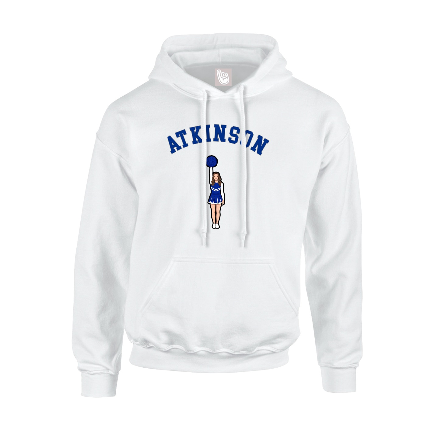 Hoodie — Shirsey Arch in White