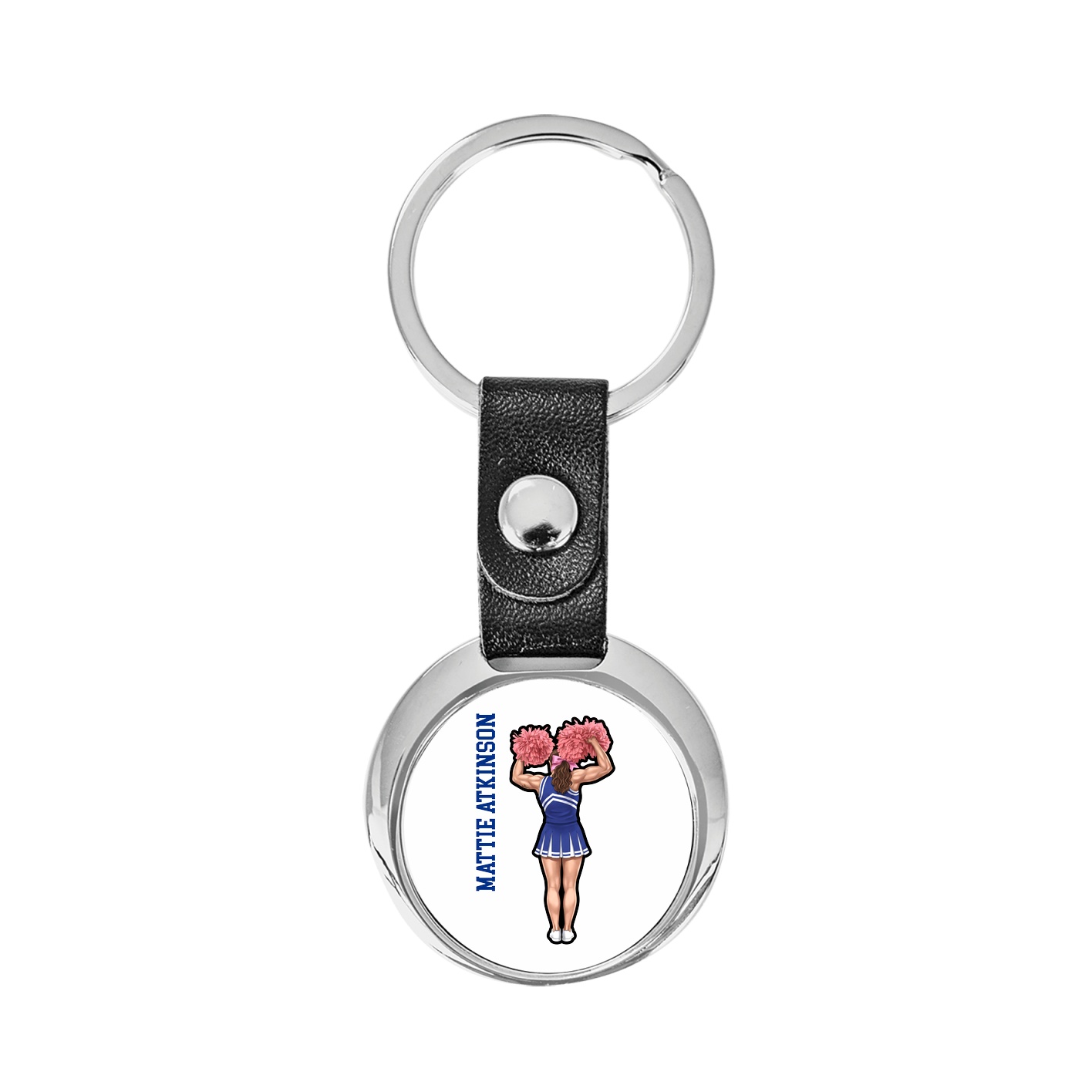 Key Chain — Name Vertical in Classic